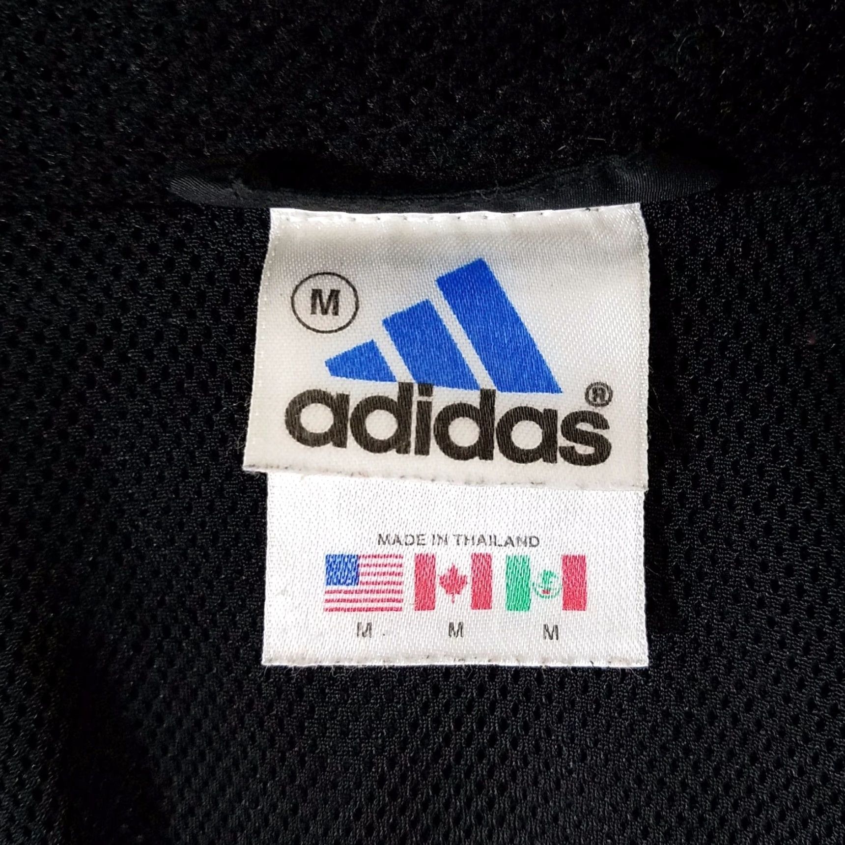 Adidas VINTAGE Adidas Windbreaker Jacket Mens Size Medium Black 90s Hip Hop Full Zip Size US M / EU 48-50 / 2 - 4 Thumbnail