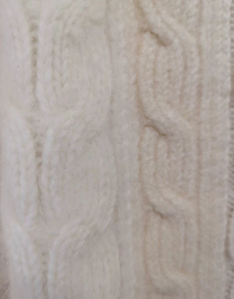 Alexander Wang Alexander Wang Cable Knit White Sweater- Size S / US 4 / IT 40 - 8 Thumbnail