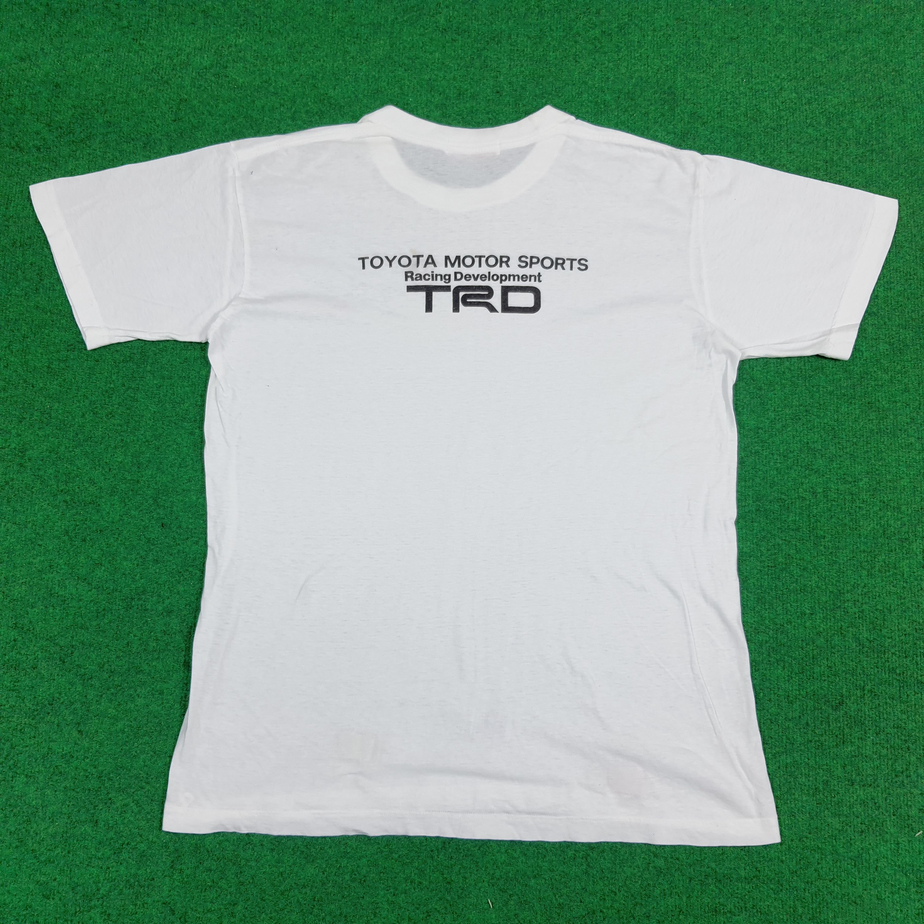 Japanese Brand × Vintage Vintage TRD Toyota Motorsports Racing Development Tshirt Size US L / EU 52-54 / 3 - 1 Thumbnail