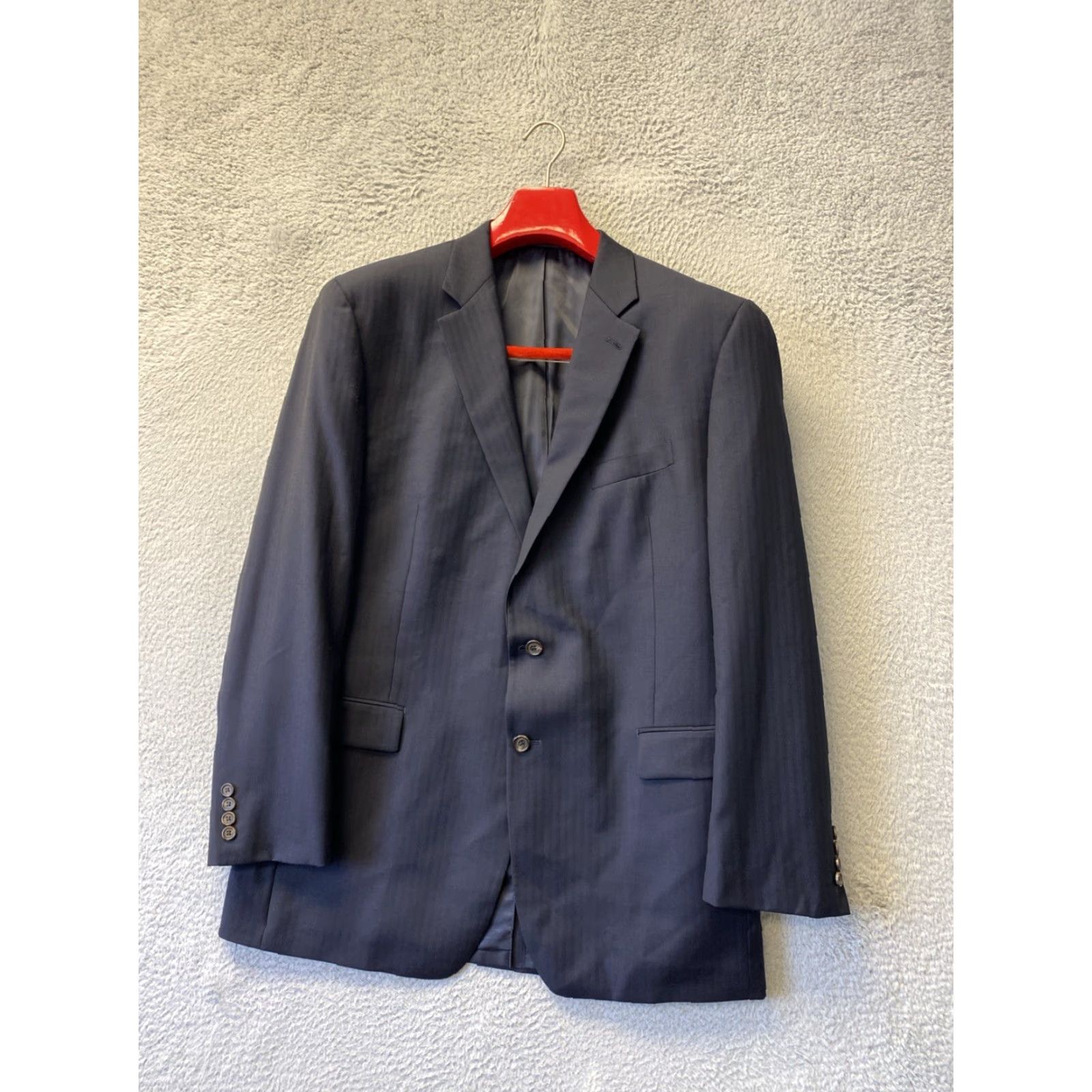 Ralph Lauren VINTAGE Ralph Lauren Green Label RLGL 2-piece Suit Men Regular Size 46L Black Striped Formal Size 46L - 2 Thumbnail