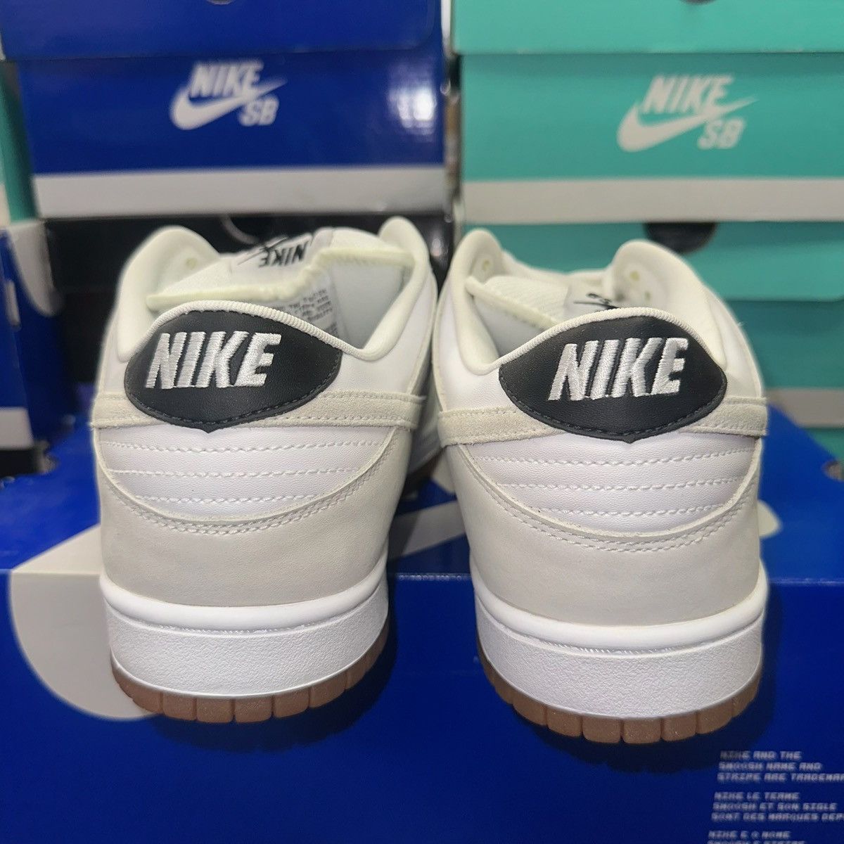 Nike Size 10.5 - Nike Dunk Premium Low White 313170-112 Size US 10.5 / EU 43-44 - 3 Thumbnail