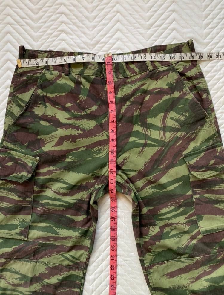 Vintage Issue Vintage 90s Greek Army Pantolan HBT Lizard Camo Pant Size US 37 - 3 Thumbnail