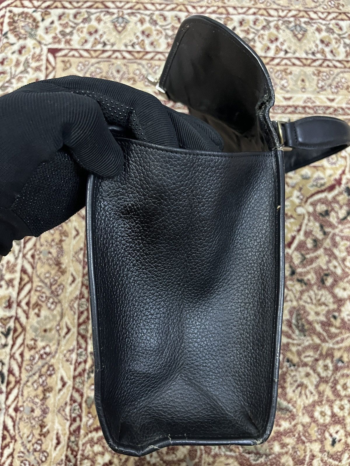 Burberry Burberry Leather Satchel Black Size ONE SIZE - 16 Thumbnail