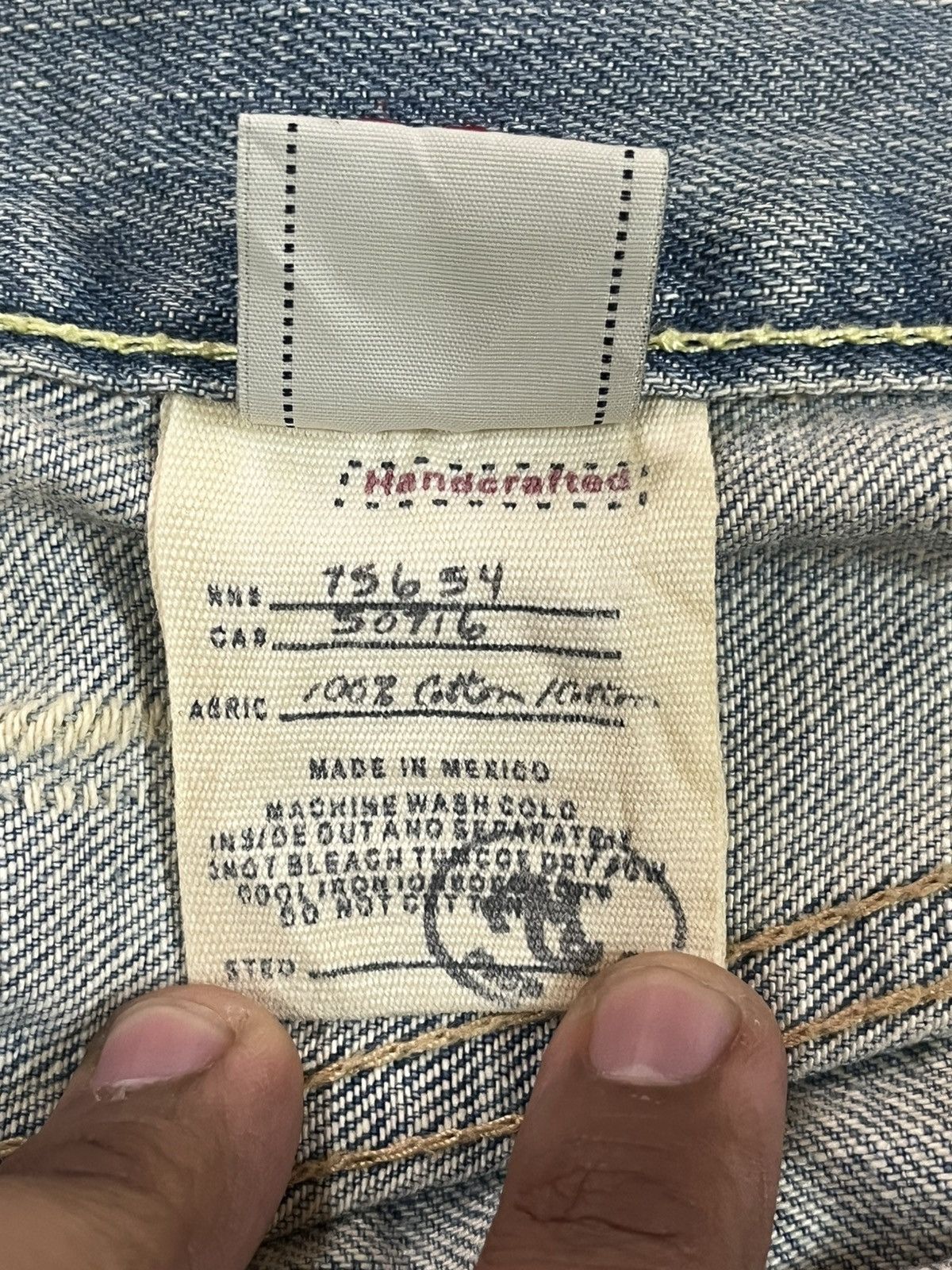 Abercrombie & Fitch × If Six Was Nine Vintage Abercrombie&Fitch Baggy Faded Grunge Distress Denim Size US 35 - 12 Thumbnail