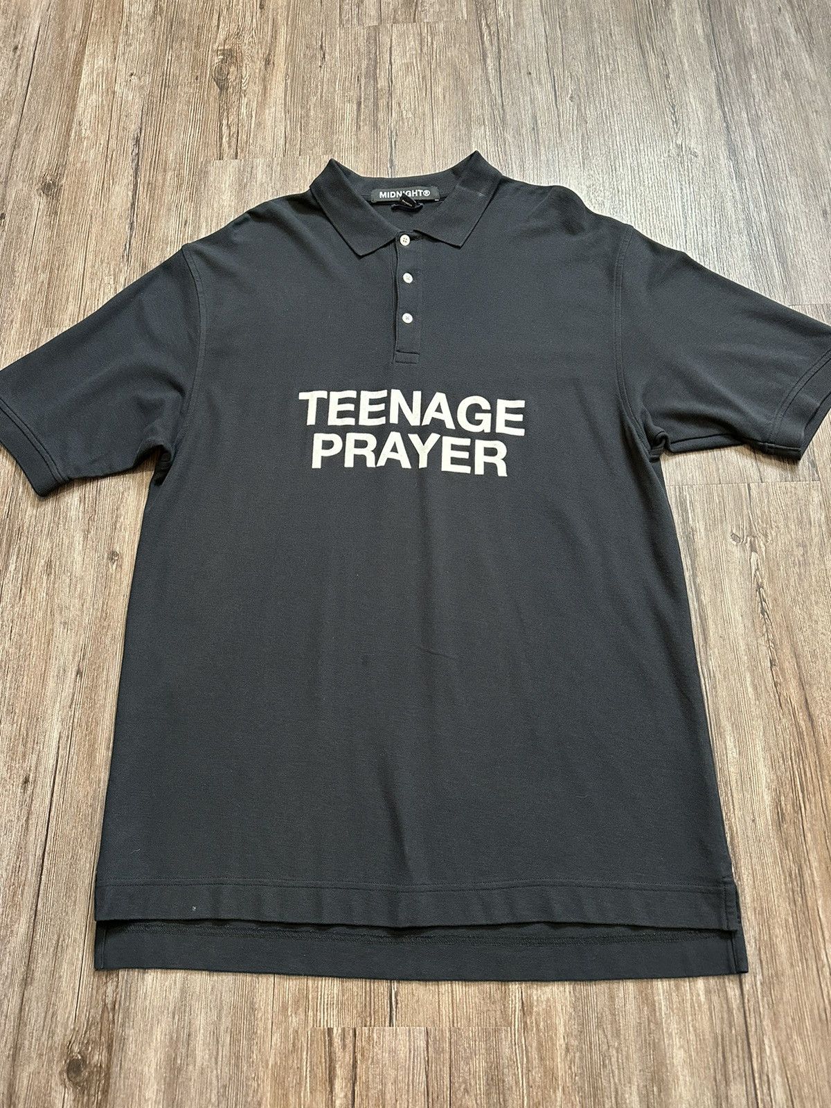 Midnight Studios 🦇Midnight Studios🦇 RARE Teenage Prayer Polo Shirt Size US XXL / EU 58 / 5 - 3 Thumbnail