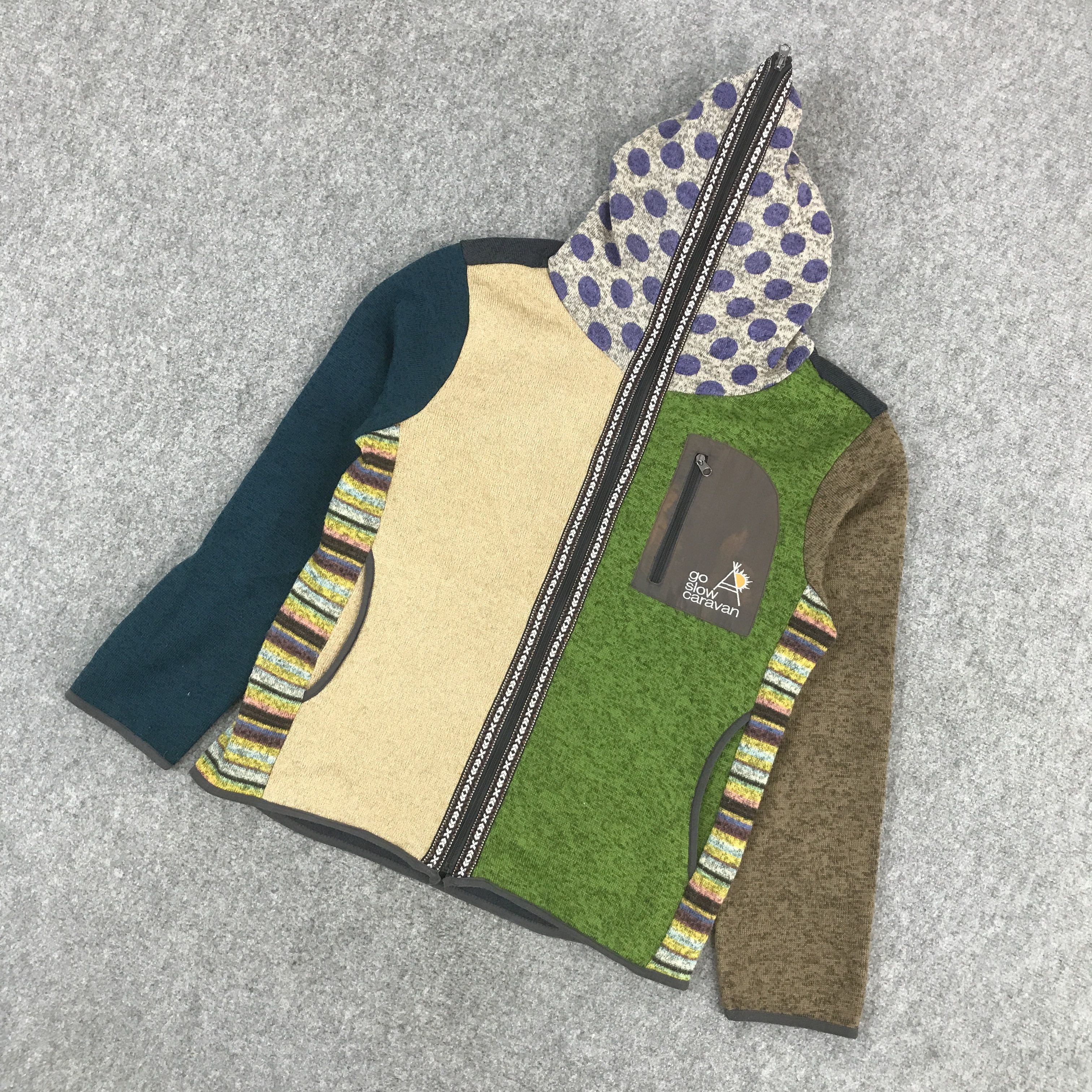 Japanese Brand × go slow caravan GO SLOW CARAVAN MULTICOLOU FULL ZIPPER JACKET Size US L / EU 52-54 / 3 - 5 Thumbnail