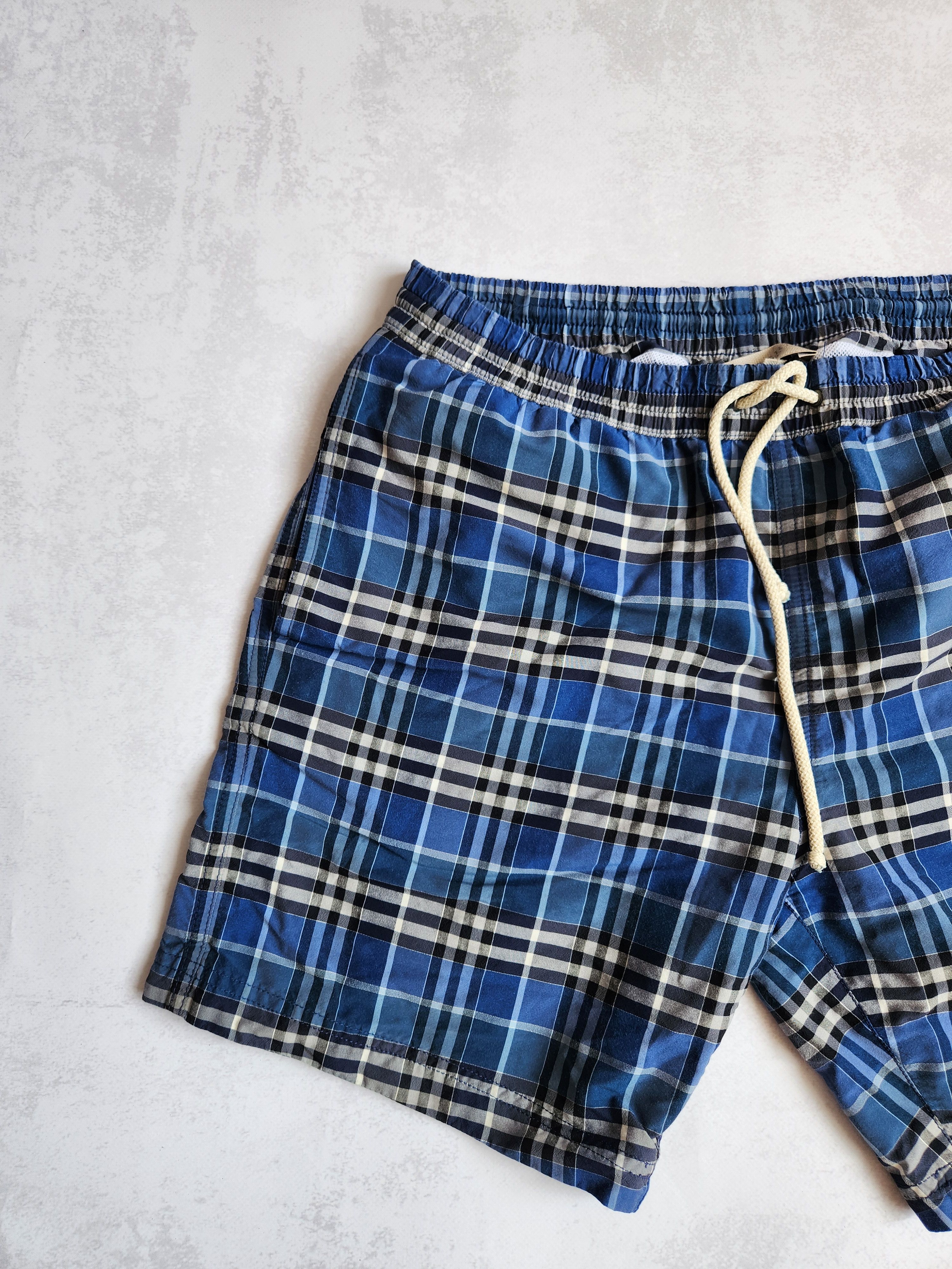 Burberry Burberry brit blue nova check shorts Size US 30 / EU 46 - 2 Thumbnail