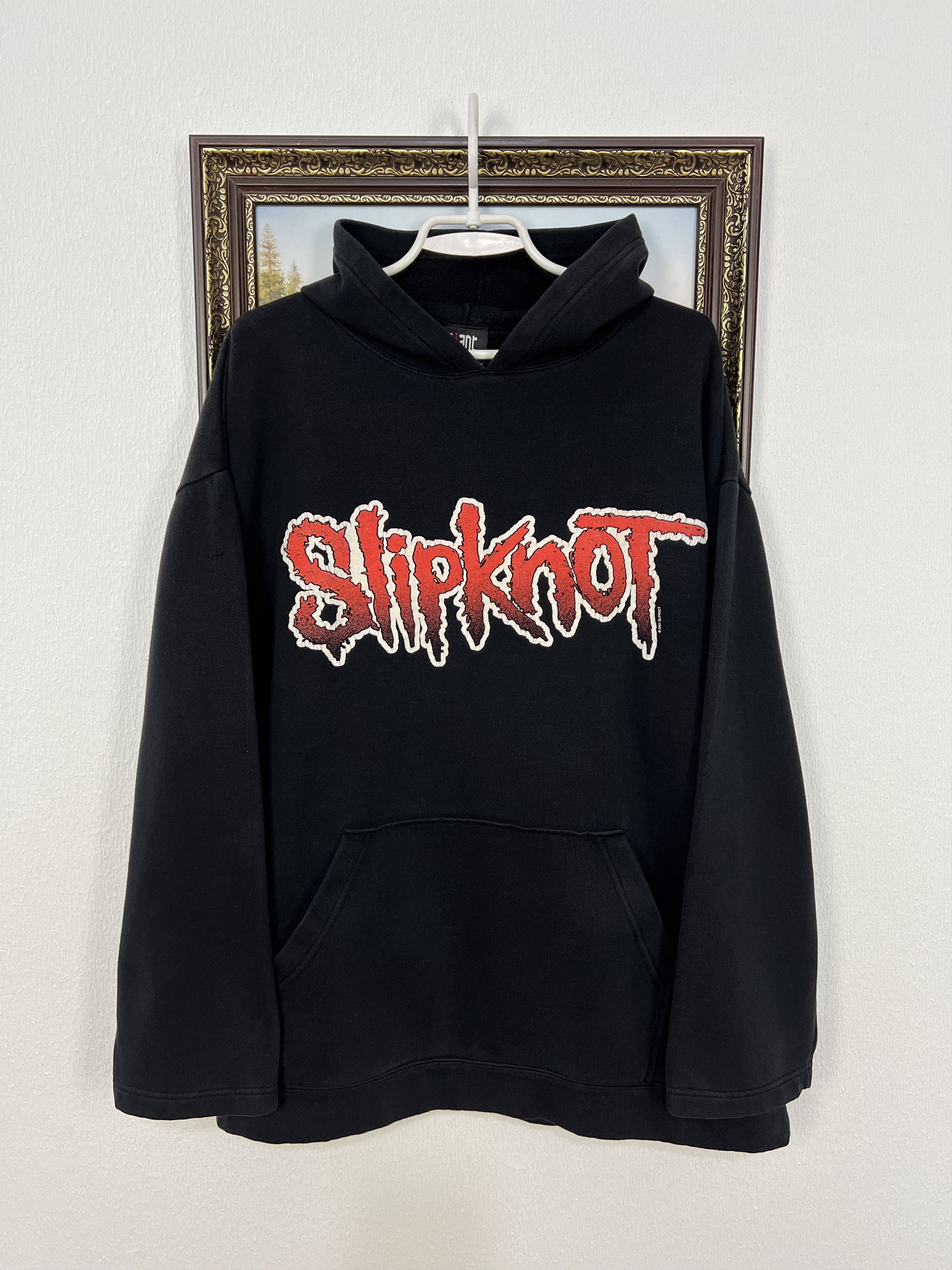 Vintage Vintage Slipknot Iowa Over Print Band Hoodie Jacket Mens Size US L / EU 52-54 / 3 - 1 Thumbnail