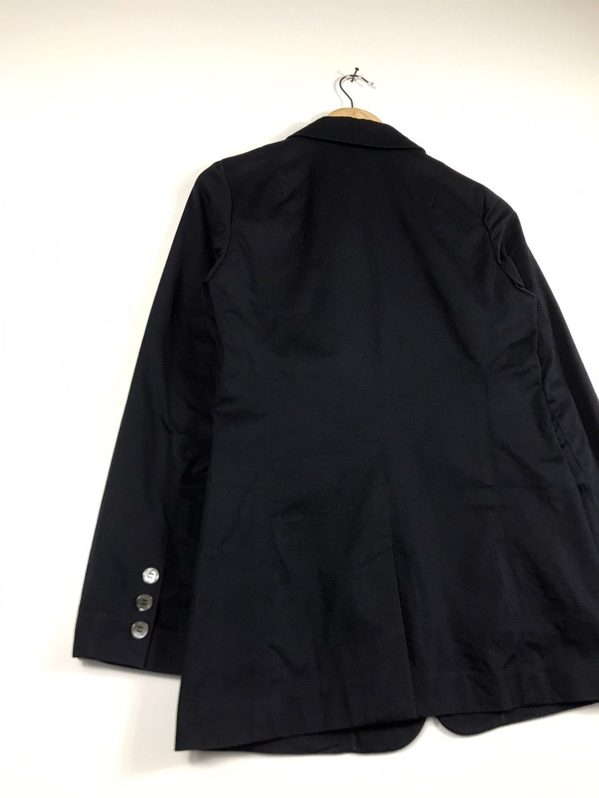 Japanese Brand × Katharine Hamnett London × Vintage ⚡️Vintage Y2K Katharine Hamnett London Black Coat Size M / US 6-8 / IT 42-44 - 12 Thumbnail