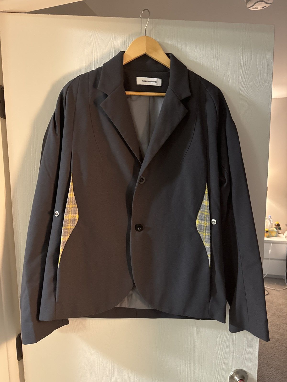 image of Kiko Kostadinov Fw21 Blazer in Grey, Men's (Size Medium)