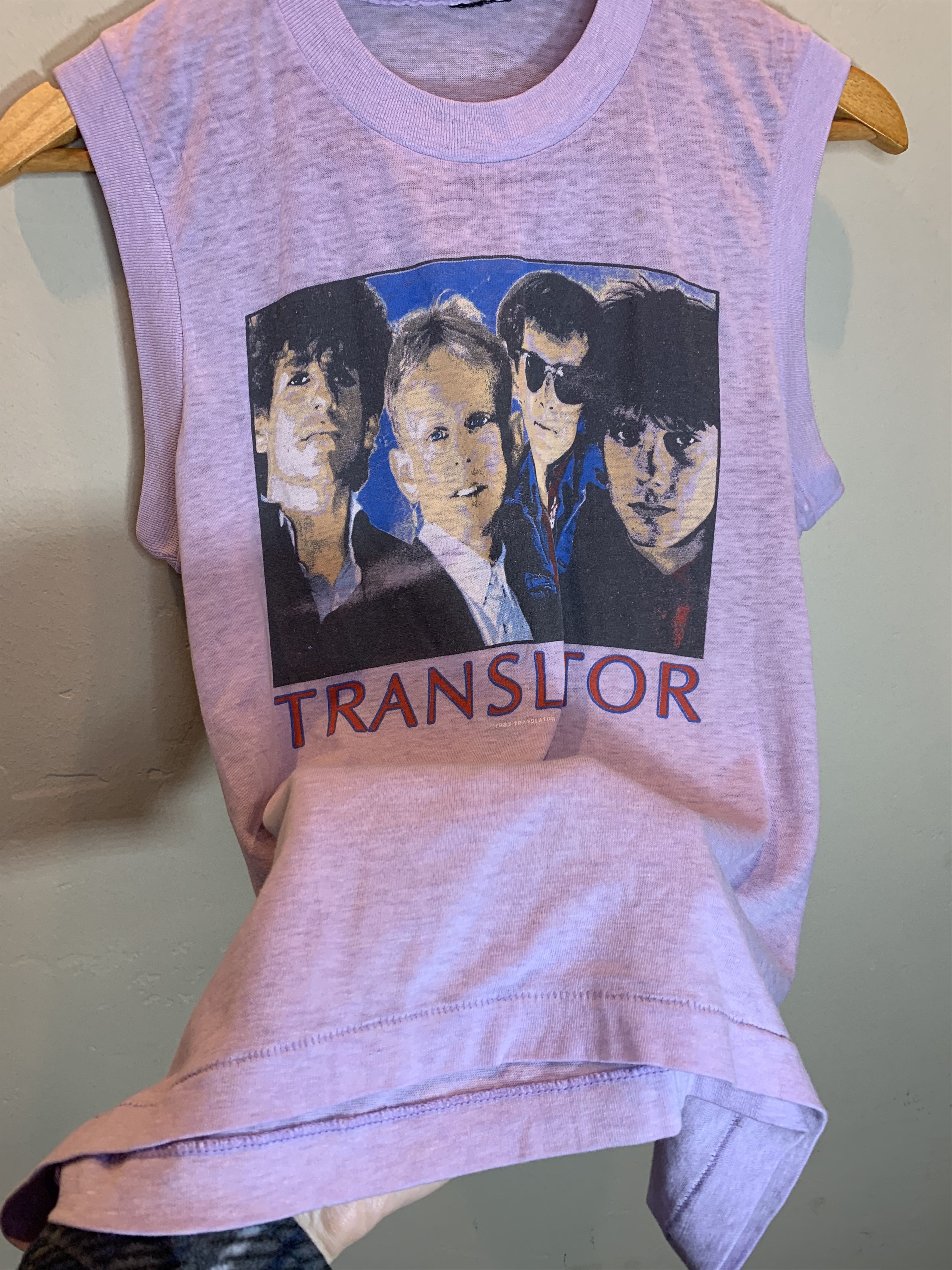 Band Tees *RARE* Vintage 1983 Translator No Time Like Now Tank Top Size US M / EU 48-50 / 2 - 5 Thumbnail