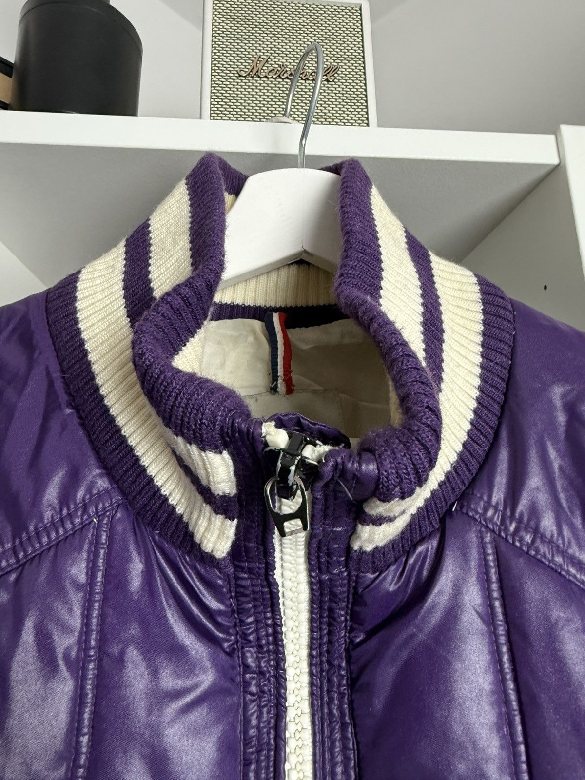 Designer × Moncler Moncler down puffer big logo jacket 4 M designer luxury dril Size US M / EU 48-50 / 2 - 5 Thumbnail