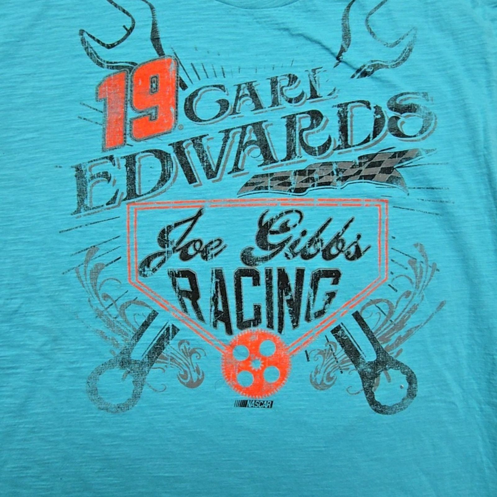 NASCAR Joe Gibbs Racing Carl Edwards Tee Blue NASCAR XL Shirt Size US XL / EU 56 / 4 - 2 Thumbnail