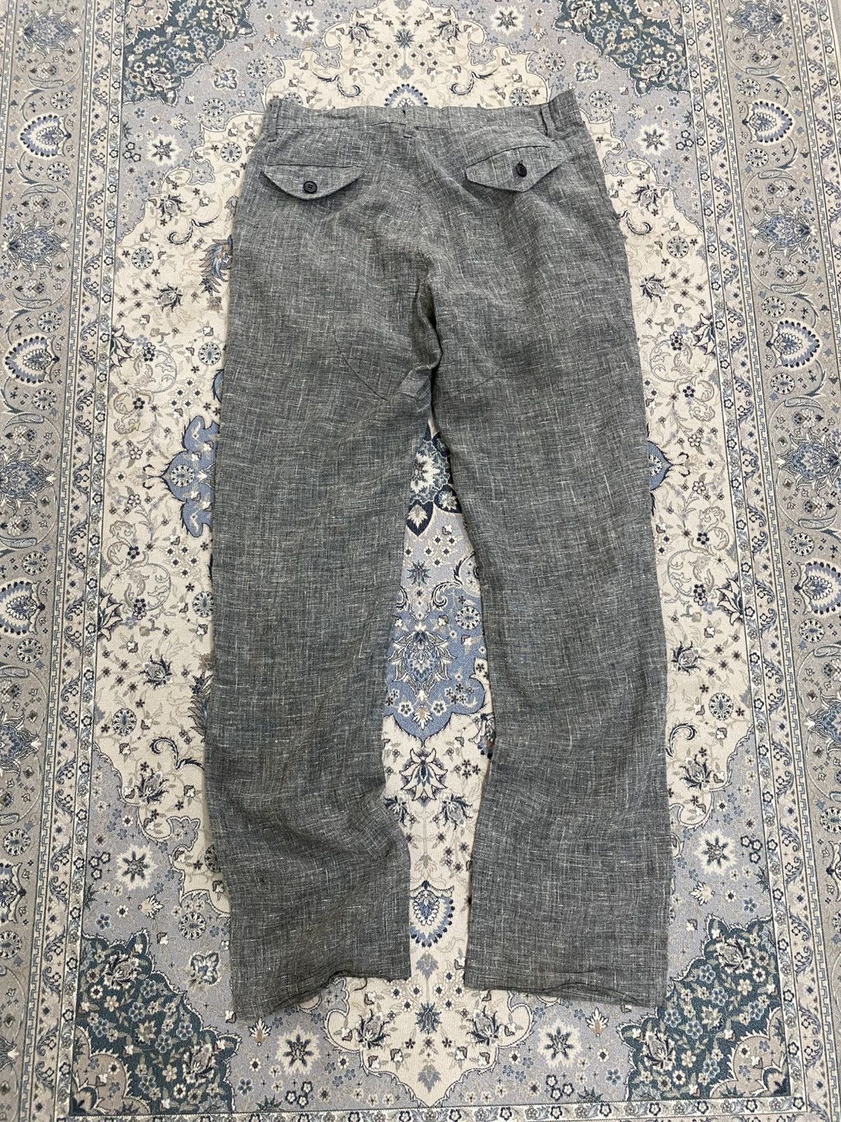Beams Plus BEAMS PLUS EUCALYPTUS PUNK GRUNGE DESIGNER LINEN PANTS JAPAN Size US 34 / EU 50 - 6 Thumbnail