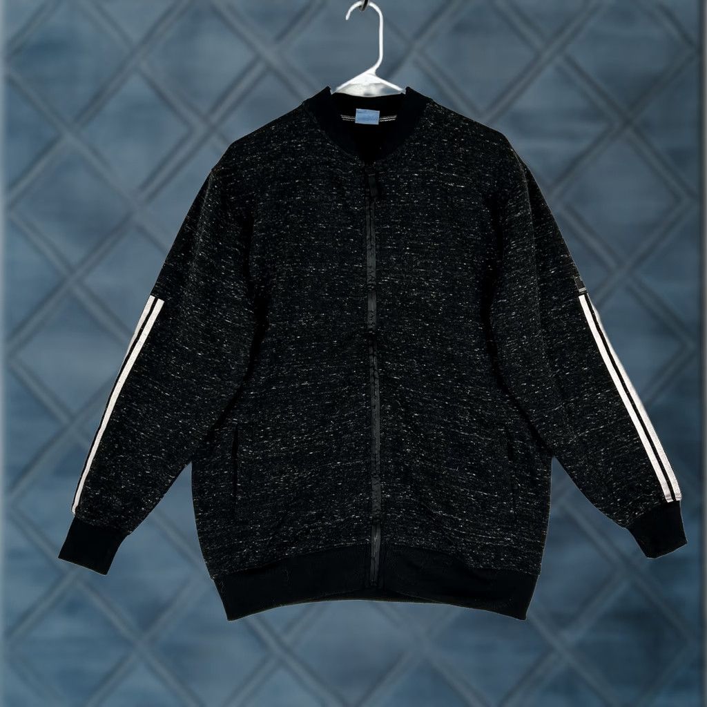 Adidas VINTAGE Adidas OG Full Zip Sweatshirt Womens XL Dark Gray 3 Stripes Long Sleeve Size XL / US 12-14 / IT 48-50 - 1 Thumbnail