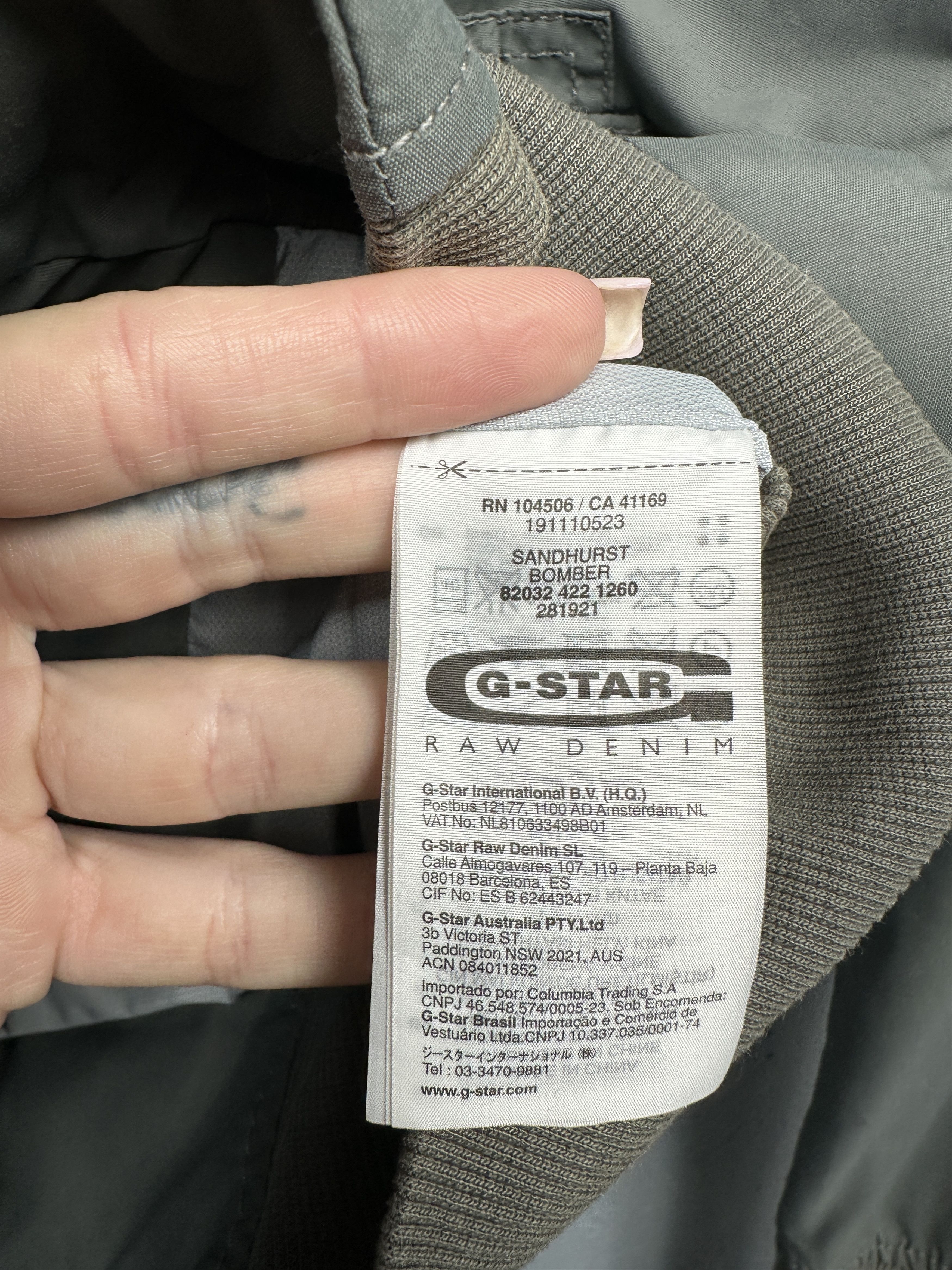 G-Star G Star Raw Mens Sundhurst Bomber Jacket Size US L / EU 52-54 / 3 - 6 Thumbnail