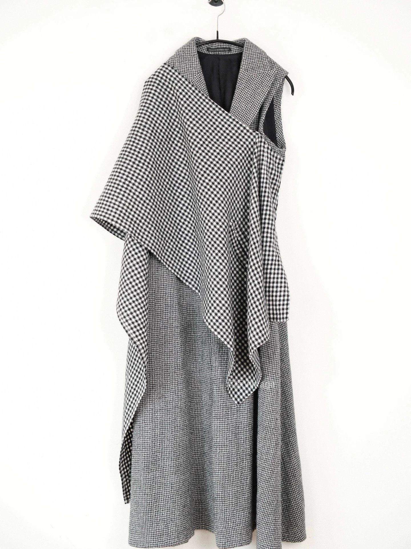 Yohji Yamamoto Yohji Yamamoto Vintage Decon Scarf Collar Dress Women's Size S / US 4 / IT 40 - 2 Thumbnail