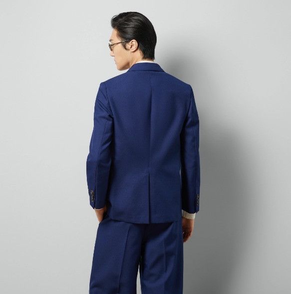 Gucci o1s1wg110125 Wool Twill Formal Jacket With Label in Blue Size US XXL / EU 58 / 5 - 6 Thumbnail