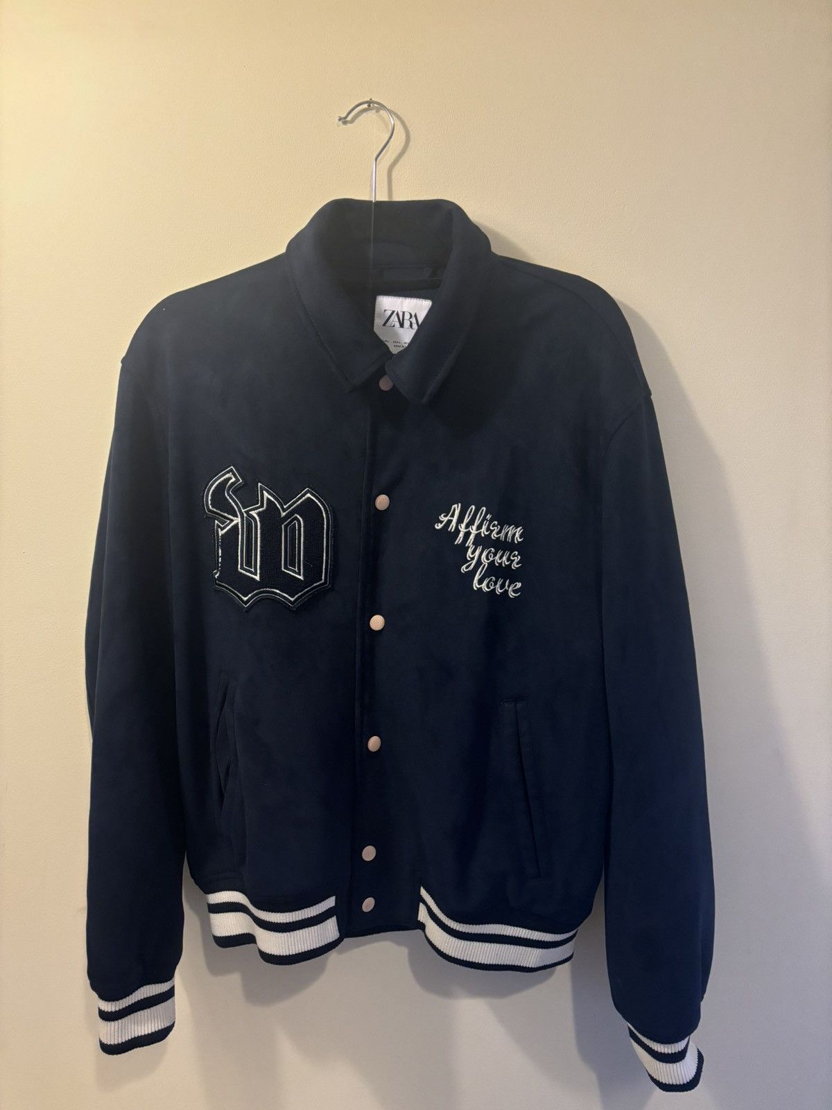 Zara Zara Varsity Jacket Size US L / EU 52-54 / 3 - 1 Thumbnail