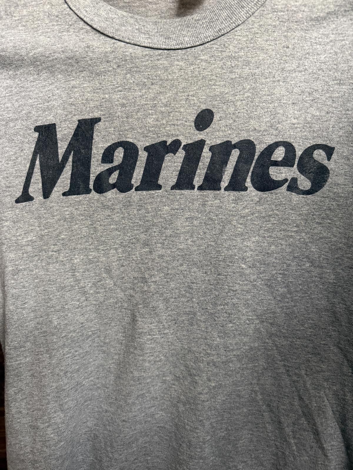 Designer VTG Marines T-shirt Made in USA / Single Stitch Tee - M Size US M / EU 48-50 / 2 - 3 Thumbnail
