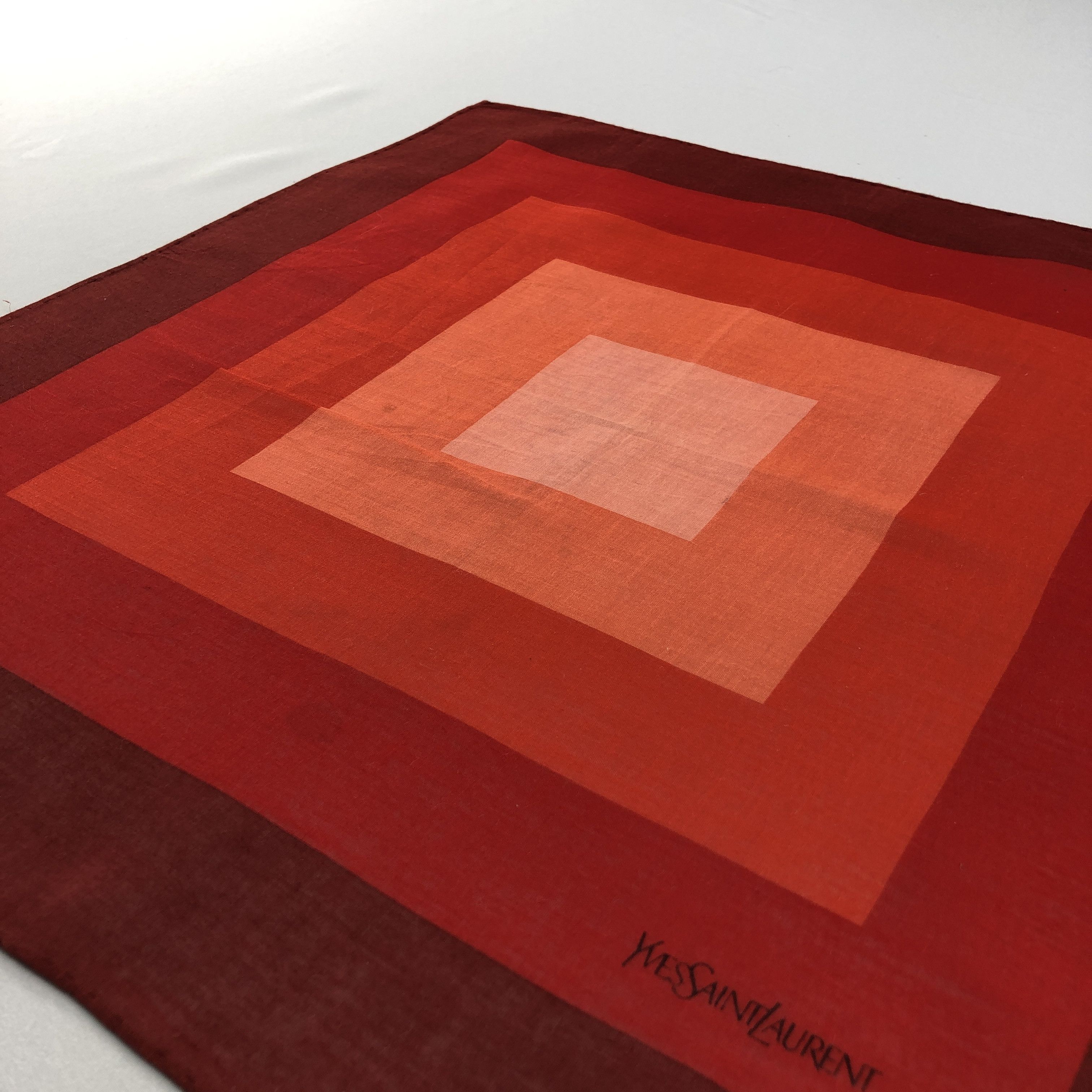 Yves Saint Laurent YSL Floral Handkerchief Neckerchief Bandana H3041 Size ONE SIZE - 2 Thumbnail