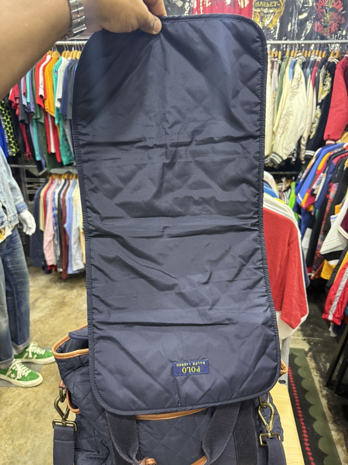 Polo Ralph Lauren × Ralph Lauren Polo Ralph Lauren Nylon interior bag Size ONE SIZE - 7 Thumbnail