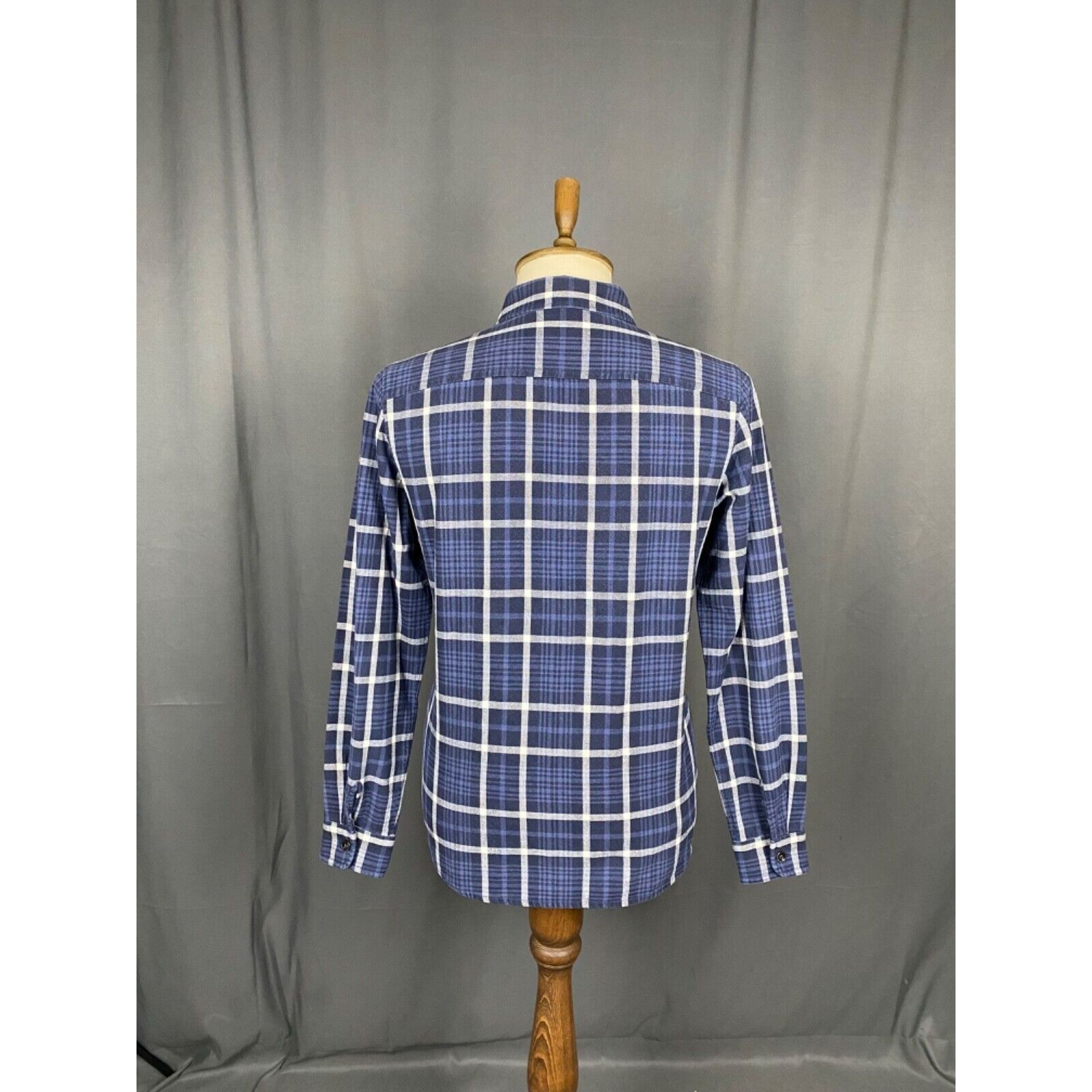 A.P.C. MINT! A.P.C. Men's Blue Checked Overshirt Jacket Size M Size US M / EU 48-50 / 2 - 7 Thumbnail