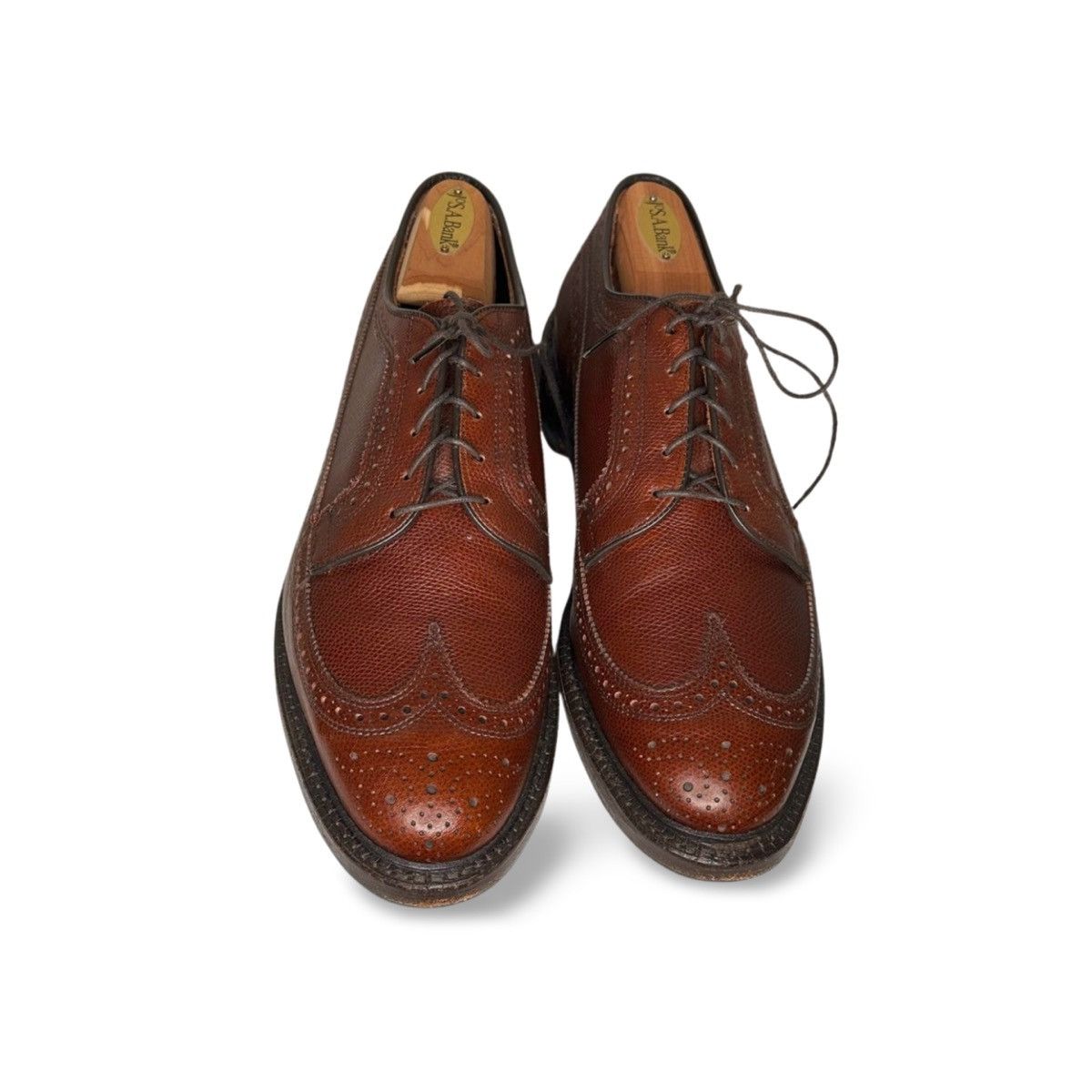 Allen Edmonds BrooksBrothersウイングチップUS9B Allen Edmonds BrooksBrothersウイングチップUS9B