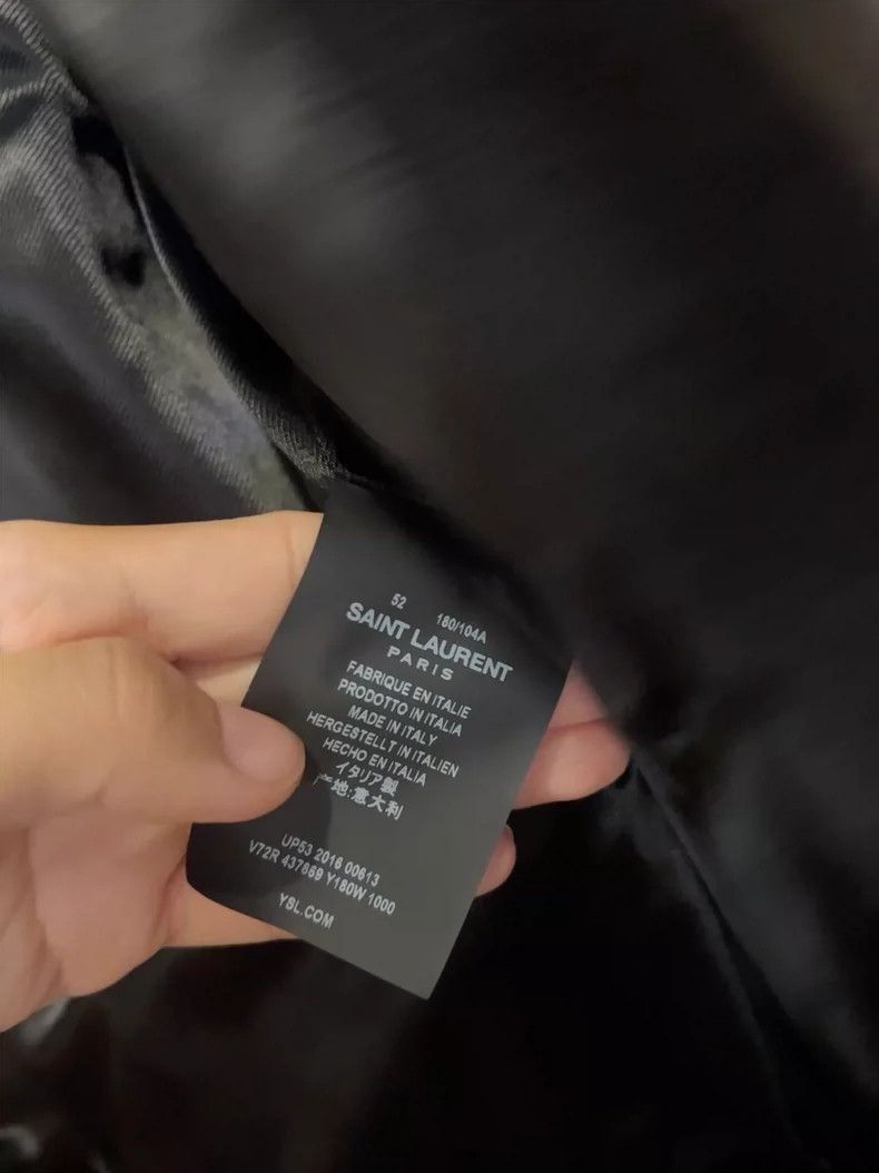 Saint Laurent Paris Saint Laurent Paris Saint Laurent Wool Baseball Jacket for Size US M / EU 48-50 / 2 - 6 Thumbnail