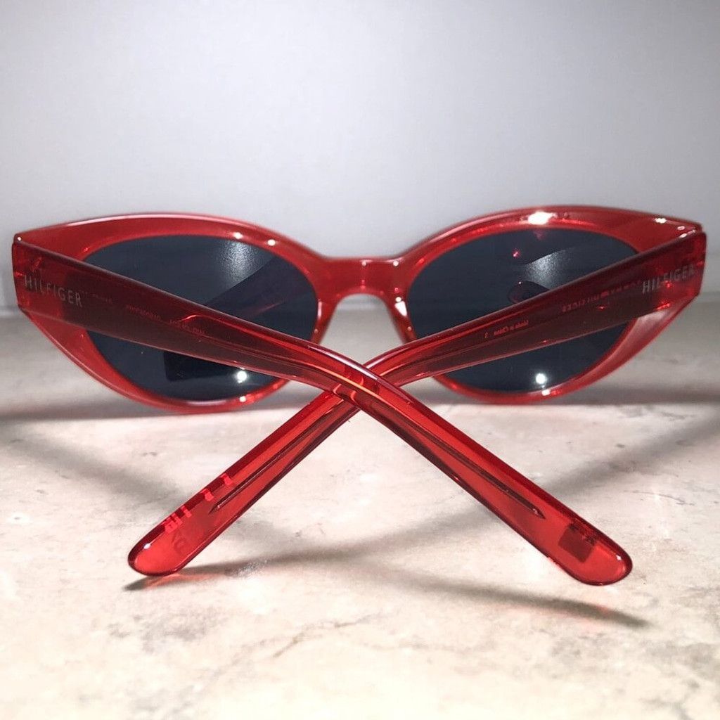 Tommy Hilfiger Tommy Hilfiger Red Cat Eye Sunglasses Size ONE SIZE - 3 Thumbnail