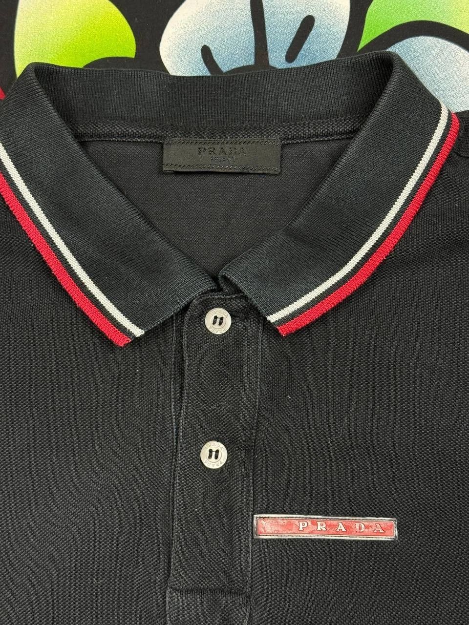 Prada Prada Red Tab Luxury Polo Shirt men's Size XXL Size US XXL / EU 58 / 5 - 2 Thumbnail
