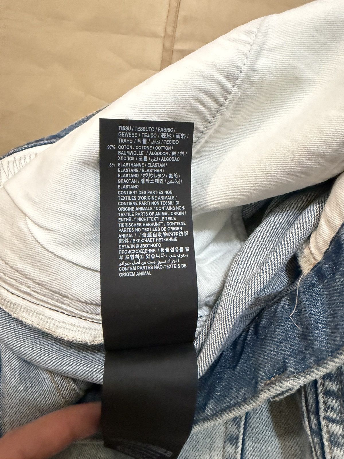 Saint Laurent Paris Saint Laurent D02 Blue Faded Denim size 34 Size US 34 / EU 50 - 6 Thumbnail