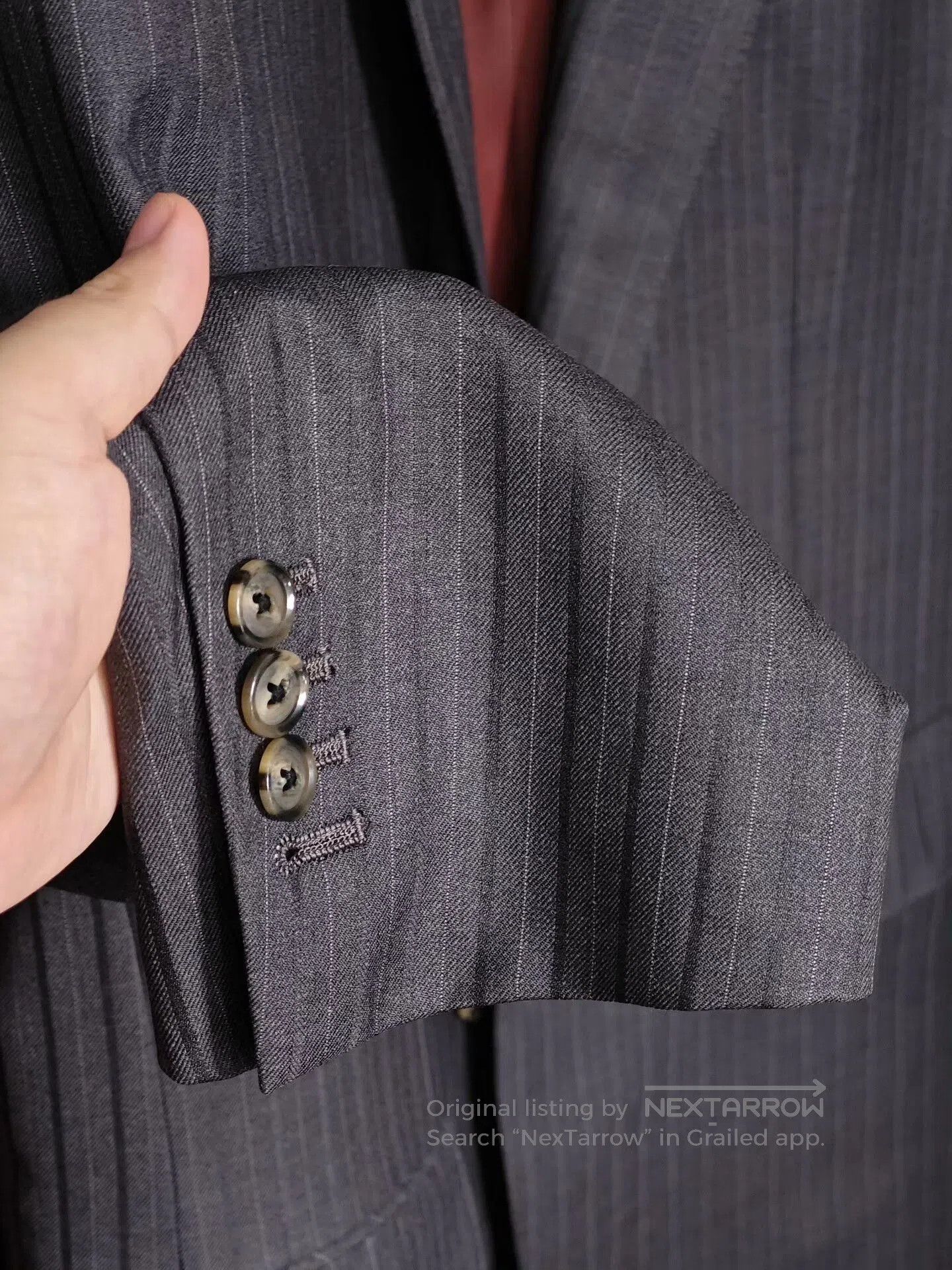 Ermenegildo Zegna Italian Zegna Gray Wool Blend Suit. Size US L / EU 52-54 / 3 - 4 Thumbnail