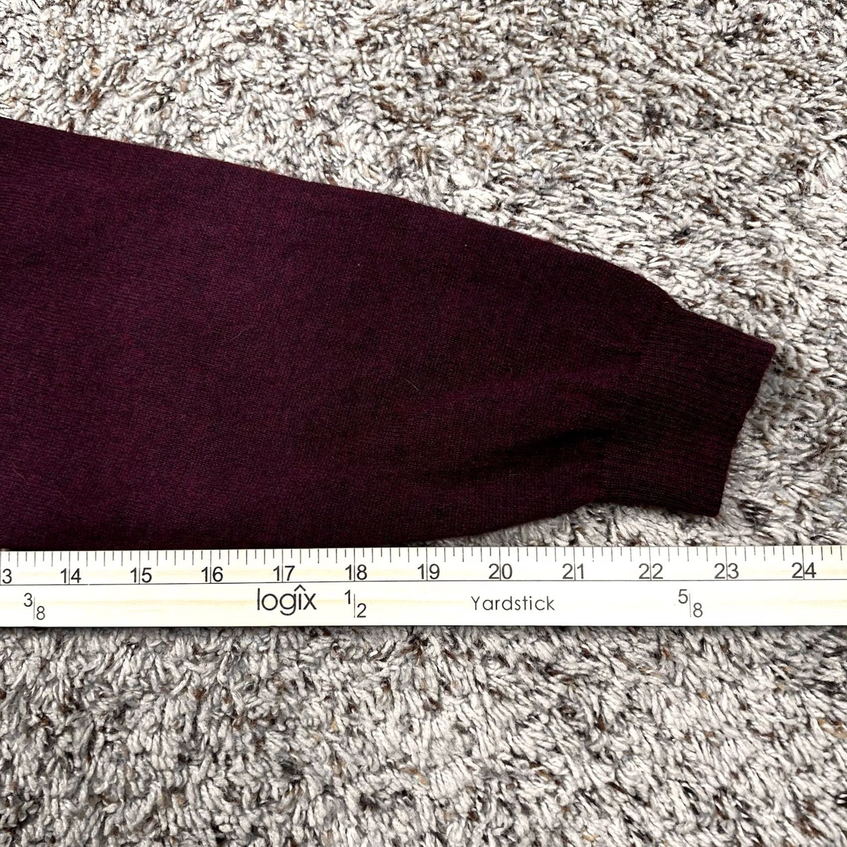 Vintage VINTAGE Consensus Sweater Wood Burgundy Collared Knit XL Men’s Size US XL / EU 56 / 4 - 7 Thumbnail