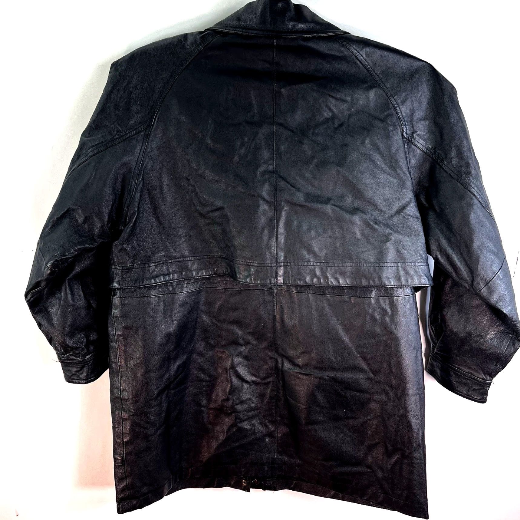 Sea New York VINTAGE New York 90s NY Direct Action Leather Jacket Womens L Black Size L / US 10 / IT 46 - 7 Thumbnail
