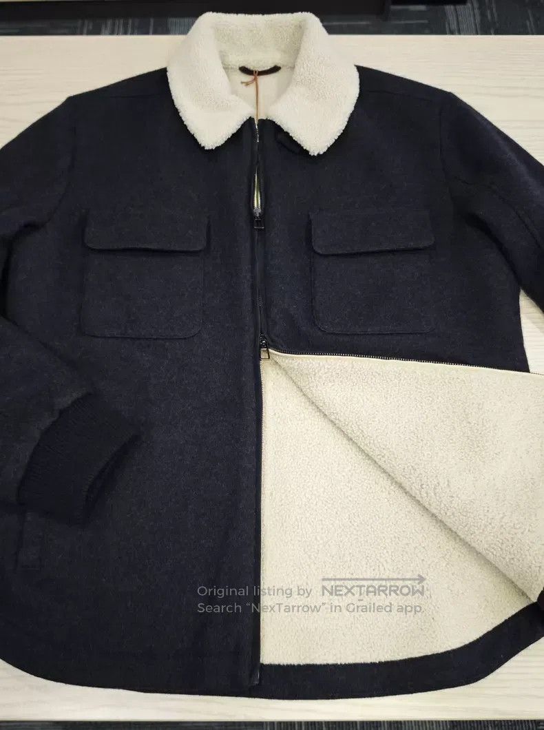 Loro Piana Loro Piana Men's Cashmere + Fur and Leather Jacket Size US S / EU 44-46 / 1 - 2 Thumbnail