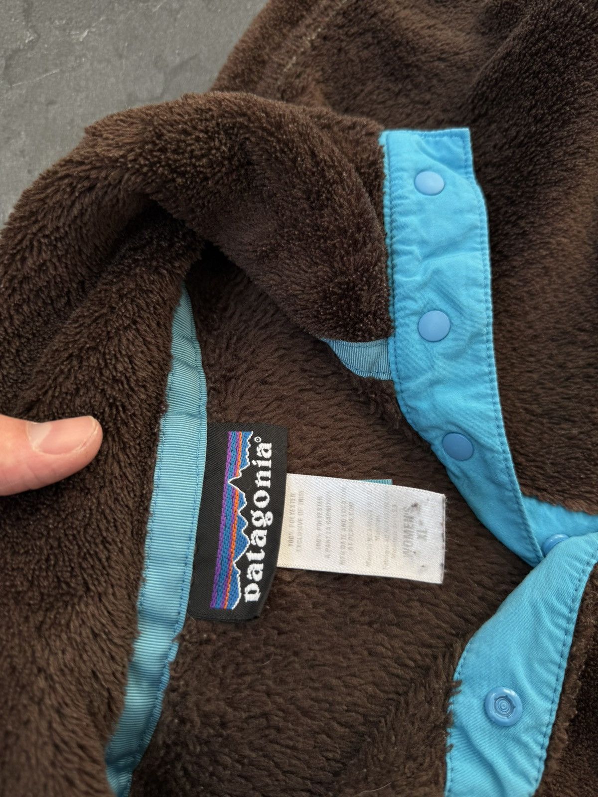 Patagonia × Streetwear × Vintage Vintage brown rare synchilla sweatshirt hoodie 90s Size XL / US 12-14 / IT 48-50 - 3 Thumbnail