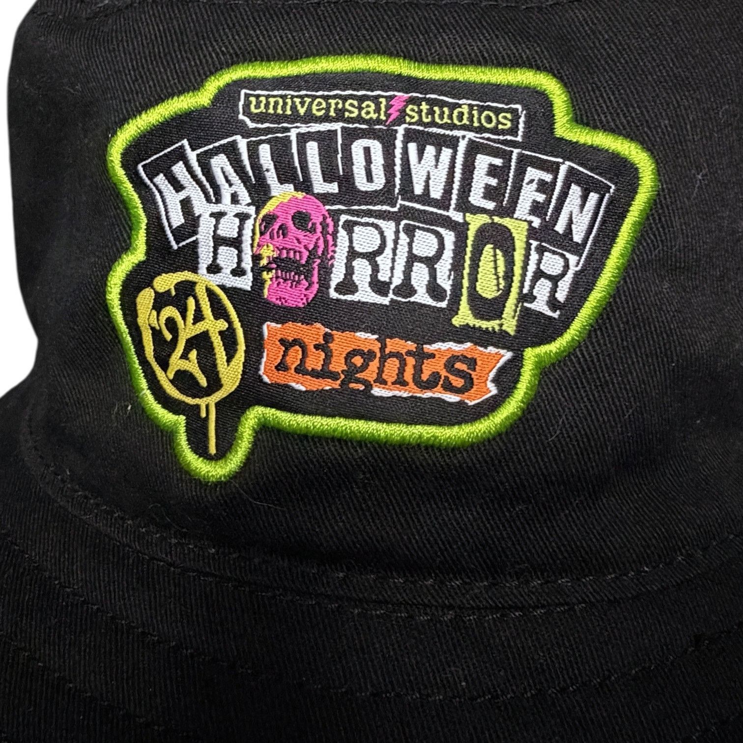Universal Studios Halloween Horror Nights 24 Universal Graffiti Bucket Hat NWT Size ONE SIZE - 5 Thumbnail