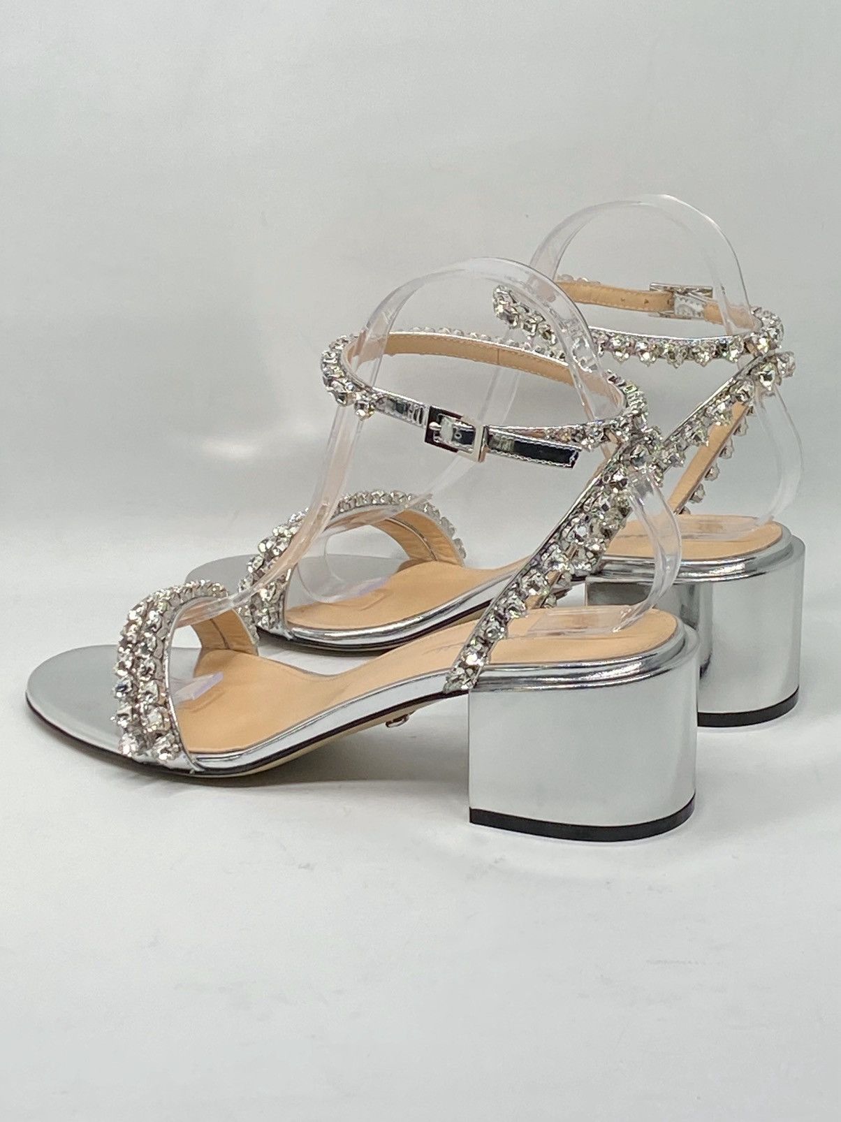 MACH & MACH Mach & Mach Audrey Embellished Leather Ankle Sandals size 38 Size US 8 / IT 38 - 5 Thumbnail