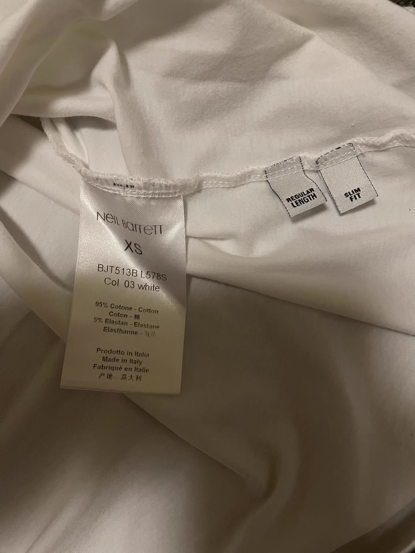Neil Barrett Neil Barrett White Lightning Floral Short Sleeve T-shirt Size US XS / EU 42 / 0 - 5 Thumbnail