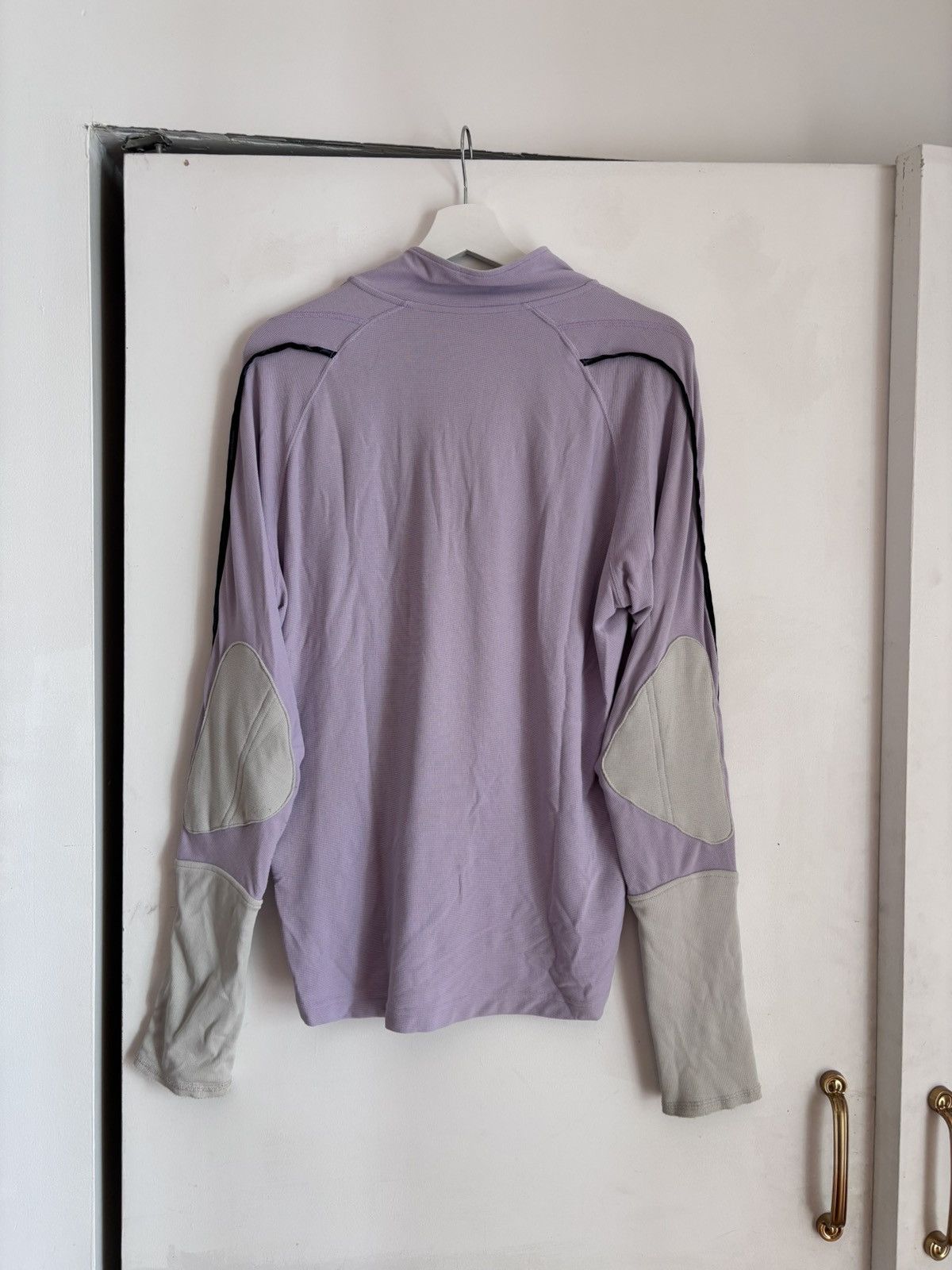 Kiko Kostadinov AW21 Murriseay Pocket Top Long Sleeve Orchid Vapor Grey Size US M / EU 48-50 / 2 - 5 Thumbnail