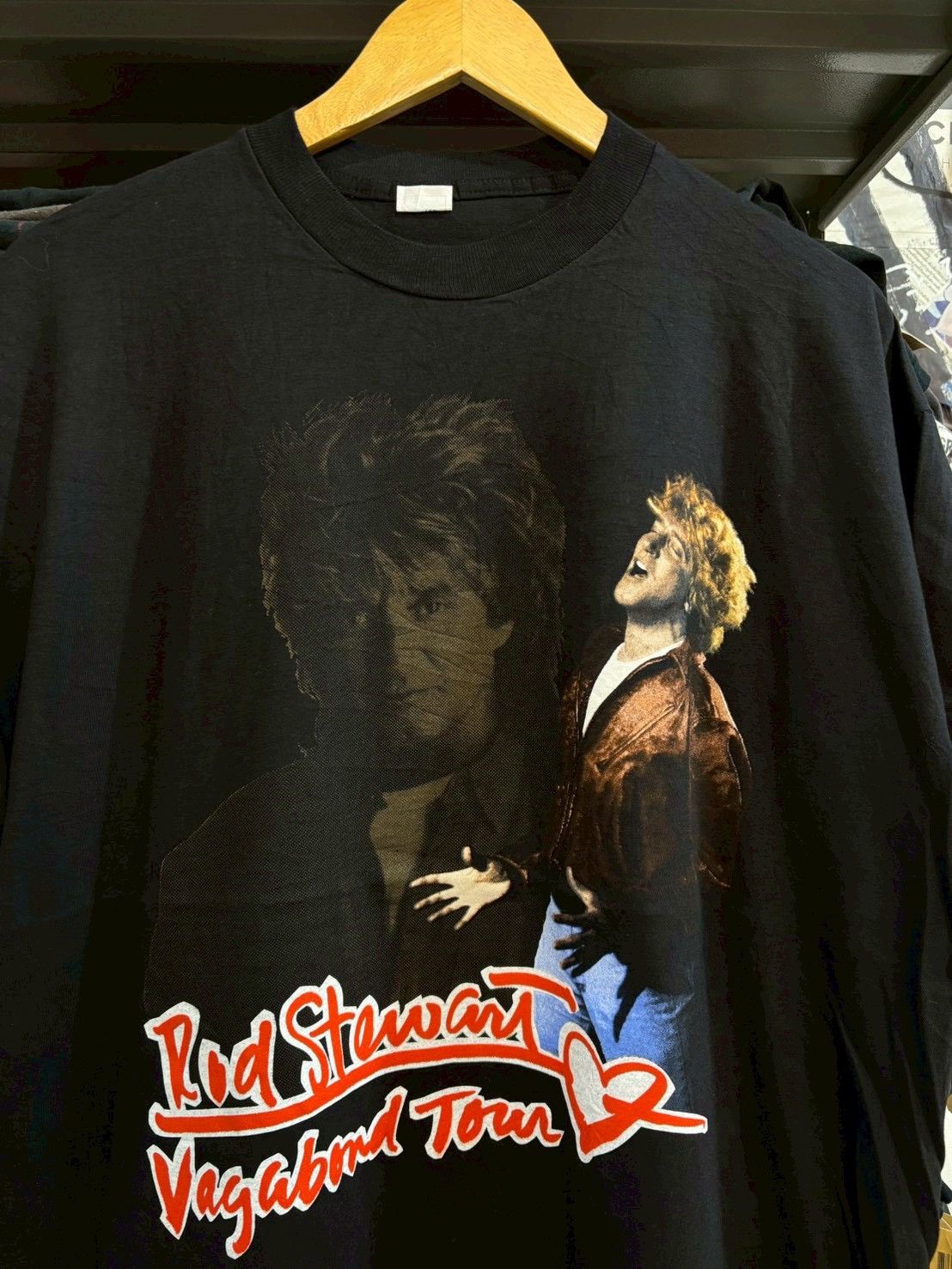 Band Tees Rod Stewart 90’s Size US XL / EU 56 / 4 - 2 Thumbnail