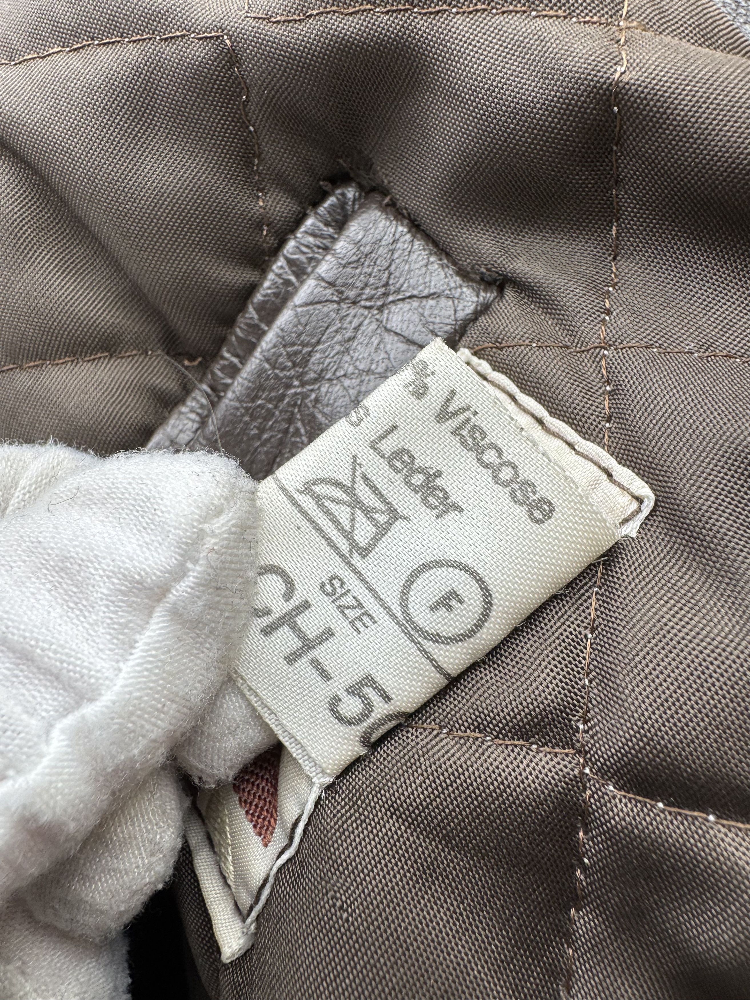 Vintage 90's Leather Jacket B95(V293)E2 Size US L / EU 52-54 / 3 - 6 Thumbnail