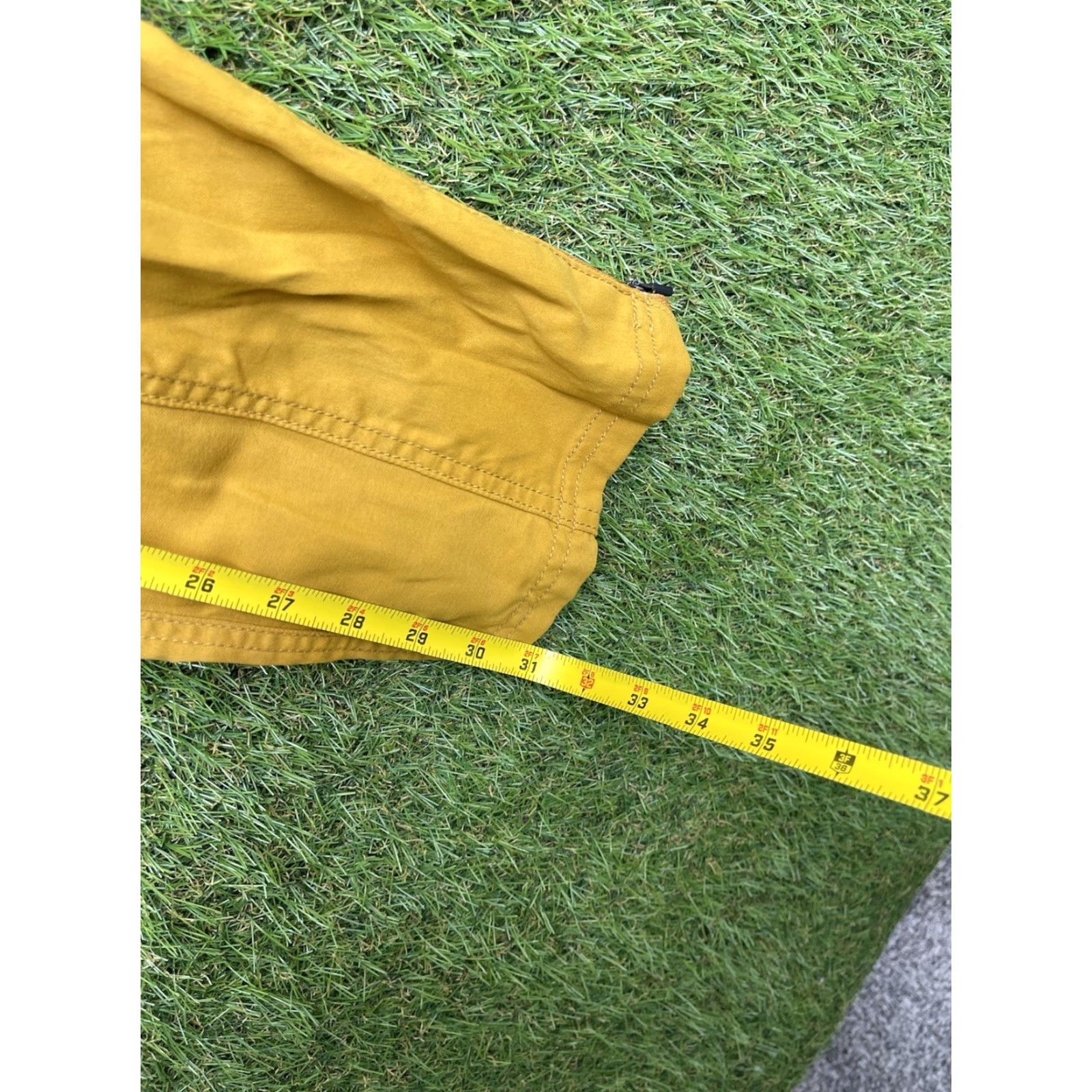 Prana PRANA Hiking Pants Mens 30x30 Pants Slim Yellow 5-Pocket Cargo Logo Outdoor Climbing Style: Climbing Pants Mens Regular Size 30 Color Yellow Size US 30 / EU 46 - 3 Thumbnail