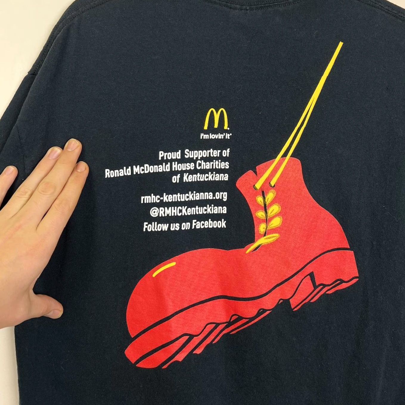 Vintage Ronald McDonald House Charities 30 Years Commemorative Tee Shirt Black L Mens Size US L / EU 52-54 / 3 - 4 Thumbnail