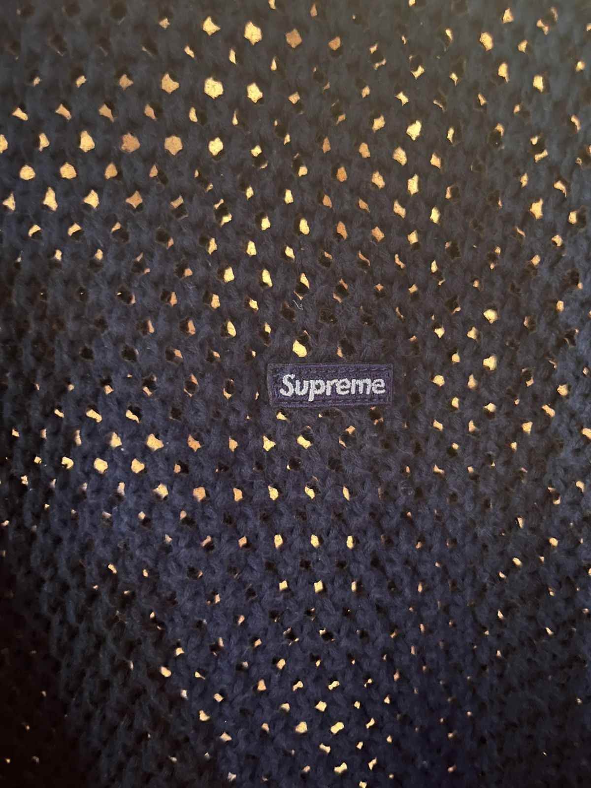 Supreme Supreme open knit sweater ss18 size L Size US L / EU 52-54 / 3 - 4 Thumbnail