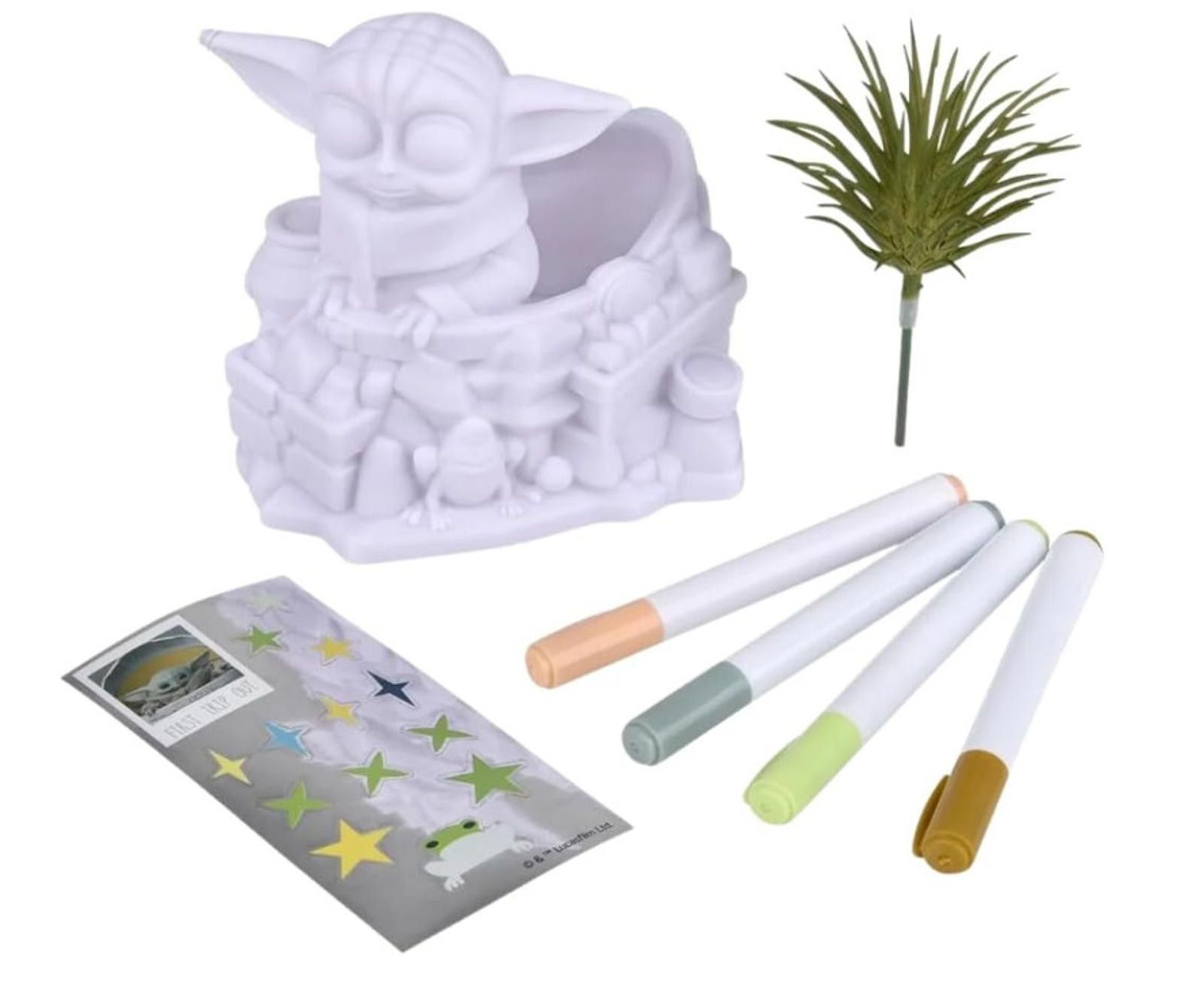 Disney Star Wars Mandalorian Baby Yoda Design A Planter Mandalorian Size ONE SIZE - 4 Thumbnail
