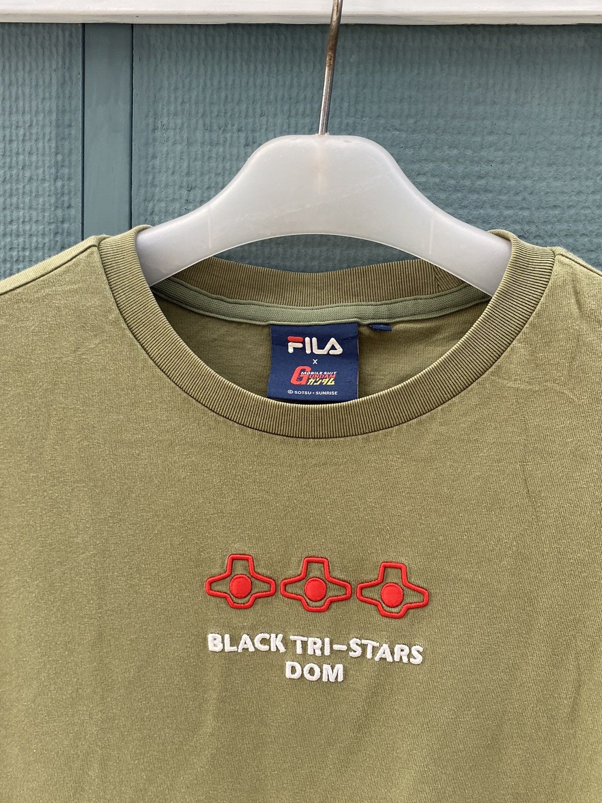 Fila Fila x gundam black tri stars dom tee Size US M / EU 48-50 / 2 - 3 Thumbnail