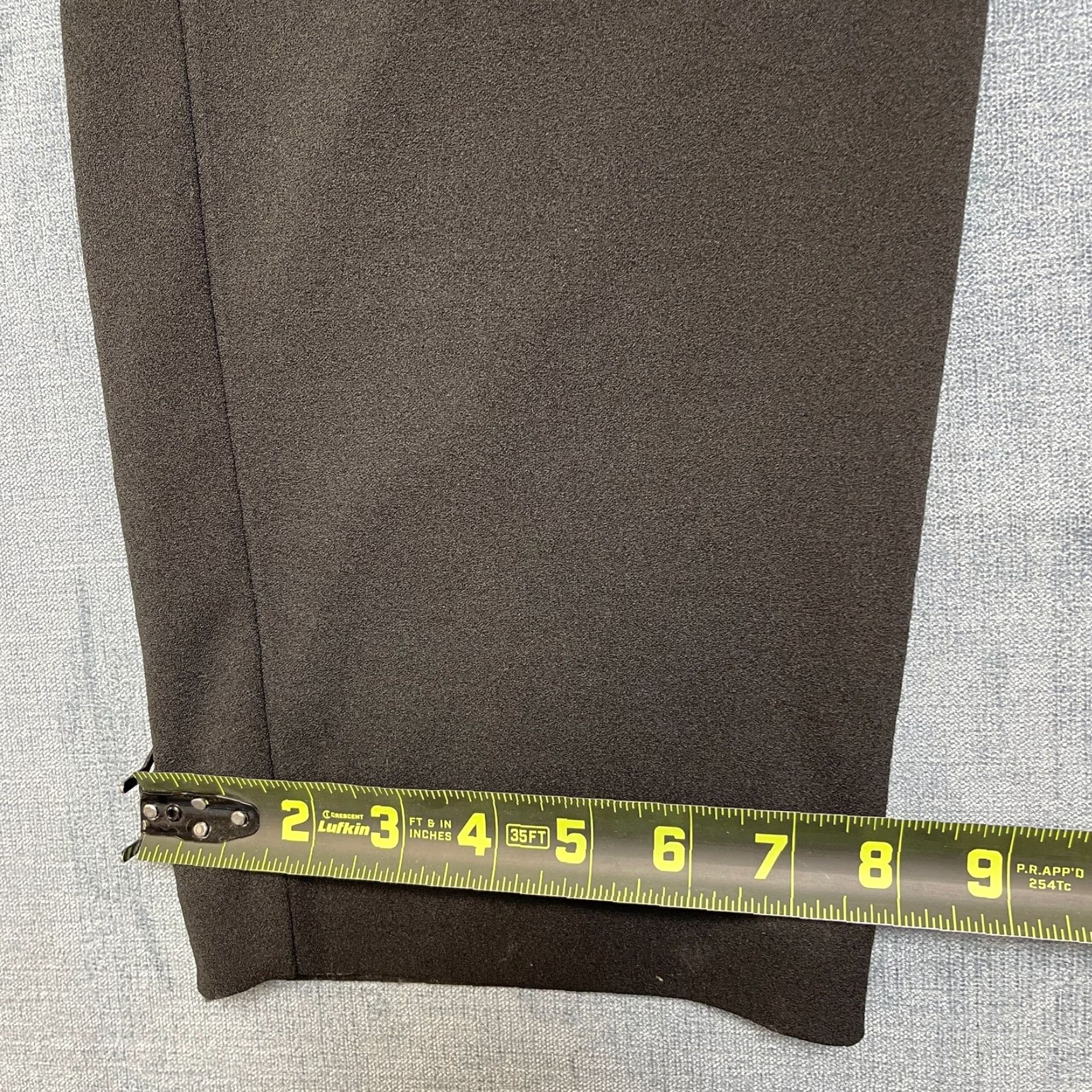 Calvin Klein Calvin Klein Gray Ankle Pants Womens 22W Plus High Rise Straight Leg Outdoor Casual Seasonal Modern Size 40" / US 18 - 5 Thumbnail