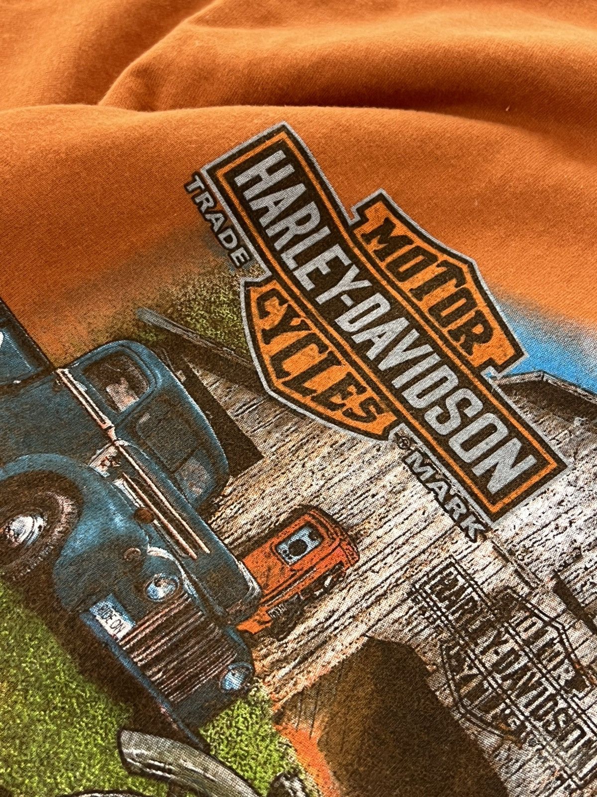 Harley Davidson × Vintage ‼️Vintage Harley Davidson Archival Double Print Tee‼️ Size US M / EU 48-50 / 2 - 11 Thumbnail